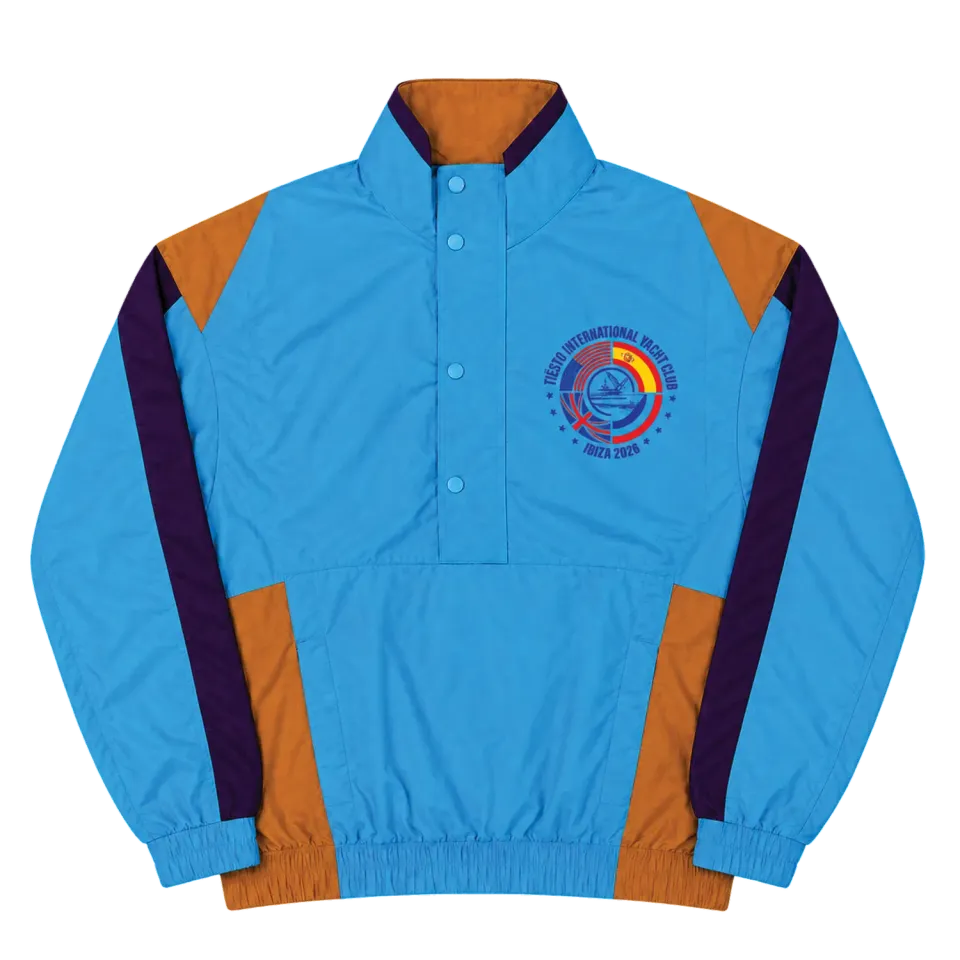 Tiësto Yacht Club Windbreaker Windjack Turquoise Licht