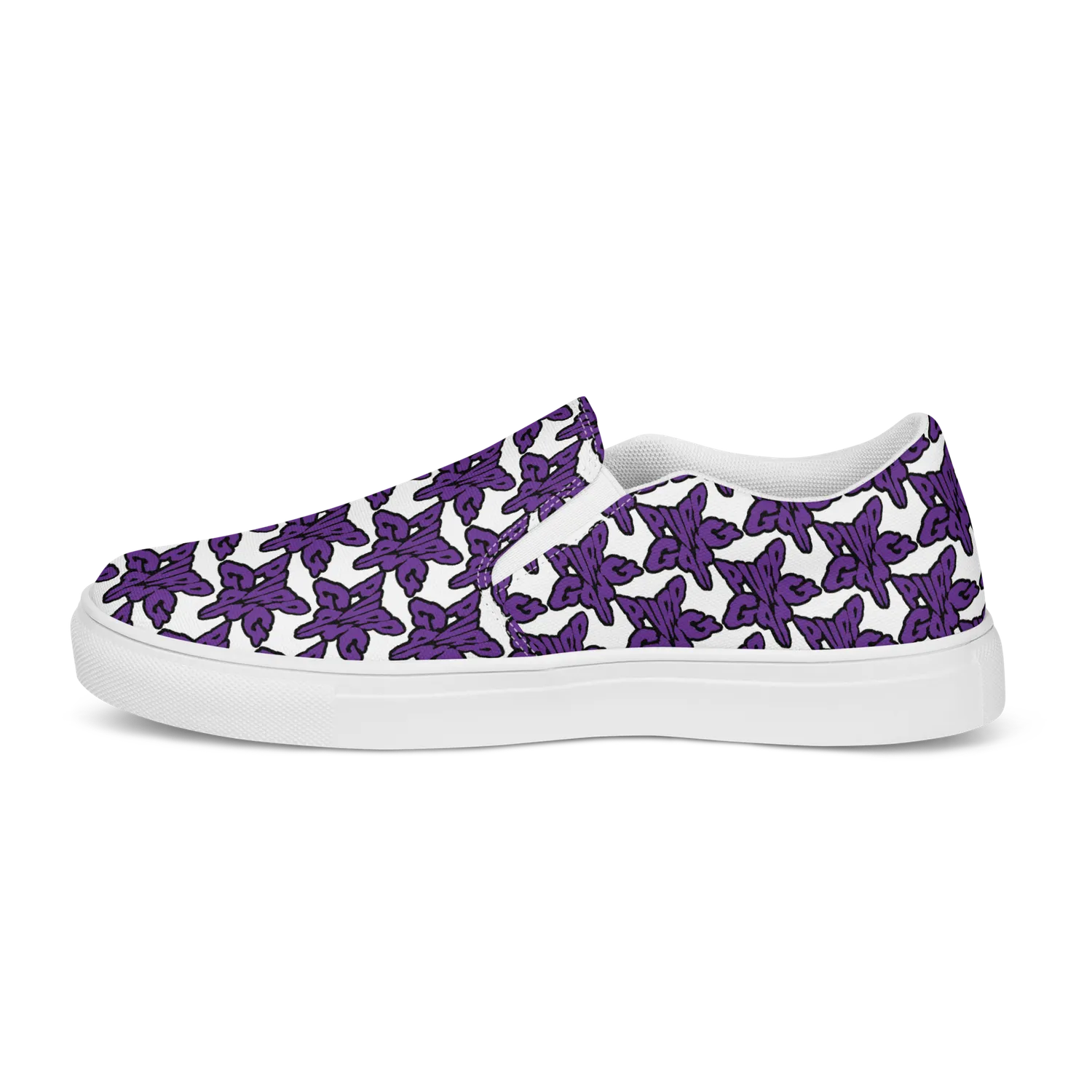 Razel Purp Gang Rock Star Slip-Ons canvas instappers