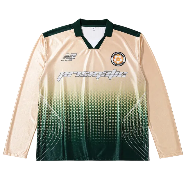 Tiësto Prismatic L/S Soccer Jersey shirt goud/groen