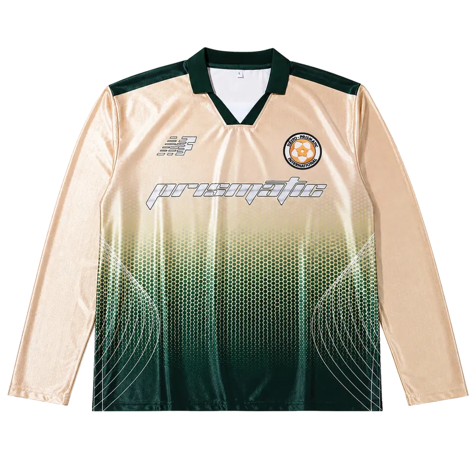 Tiësto Prismatic L/S Soccer Jersey shirt goud/groen