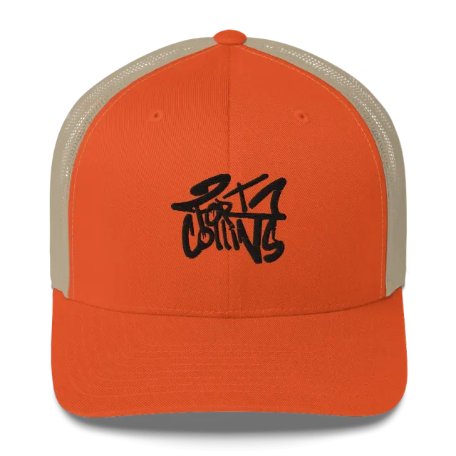 Razel Fort Collins trucker pet zwart mesh