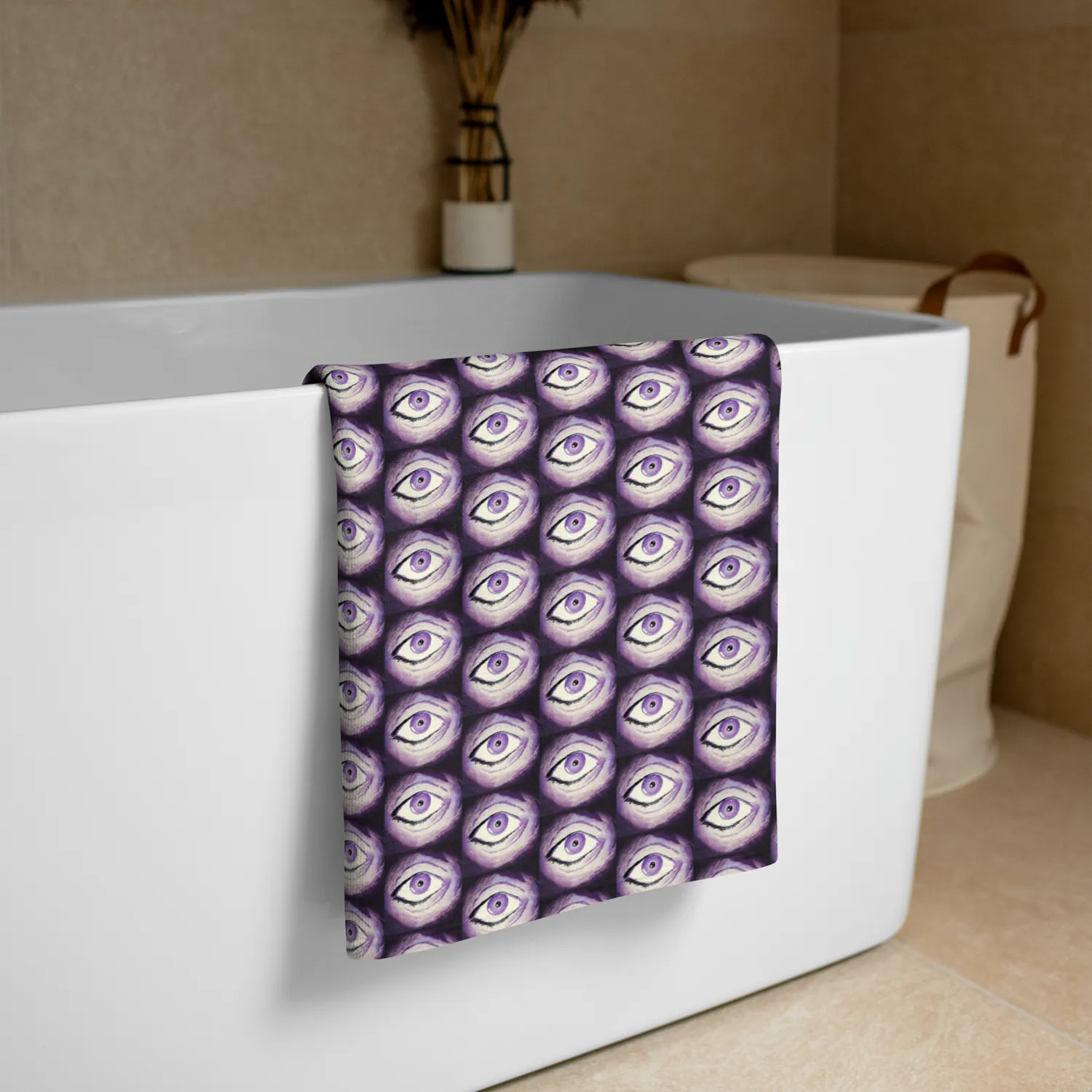 Razel Thousand Eyes Motif handdoek 76 x 152 cm badstof