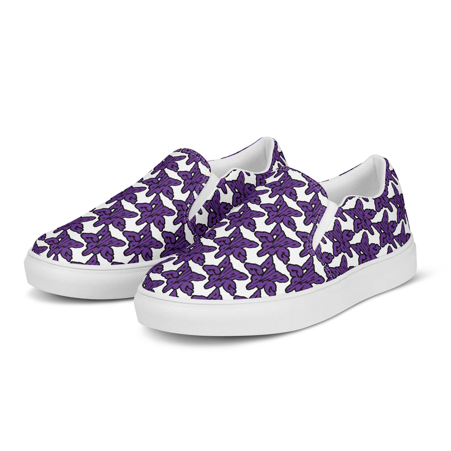 Razel Purp Gang Rock Star Slip-Ons canvas instappers