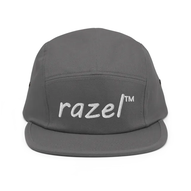 Razel 5 Panel Cap pet wit katoen