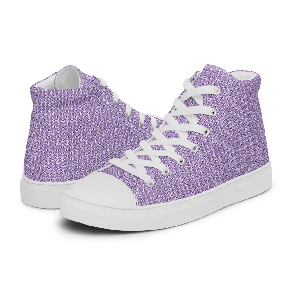 Razel Face hoge sneakers canvas zwart