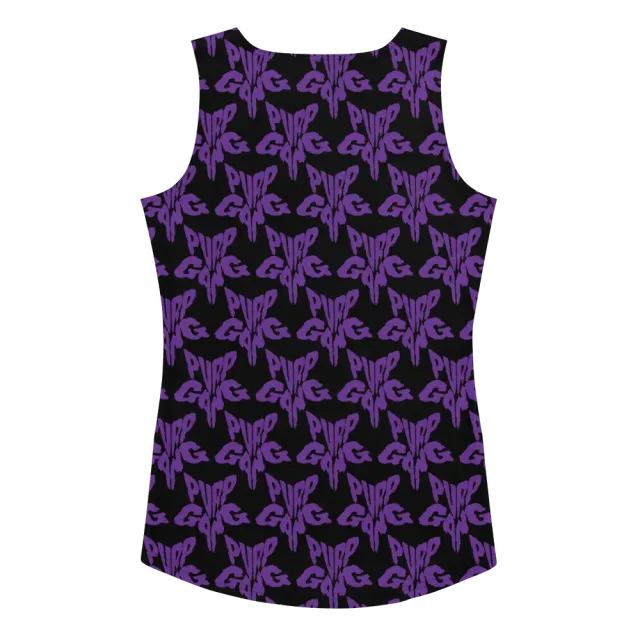 Razel Purp Gang Rock Star Motif Tanktop dames