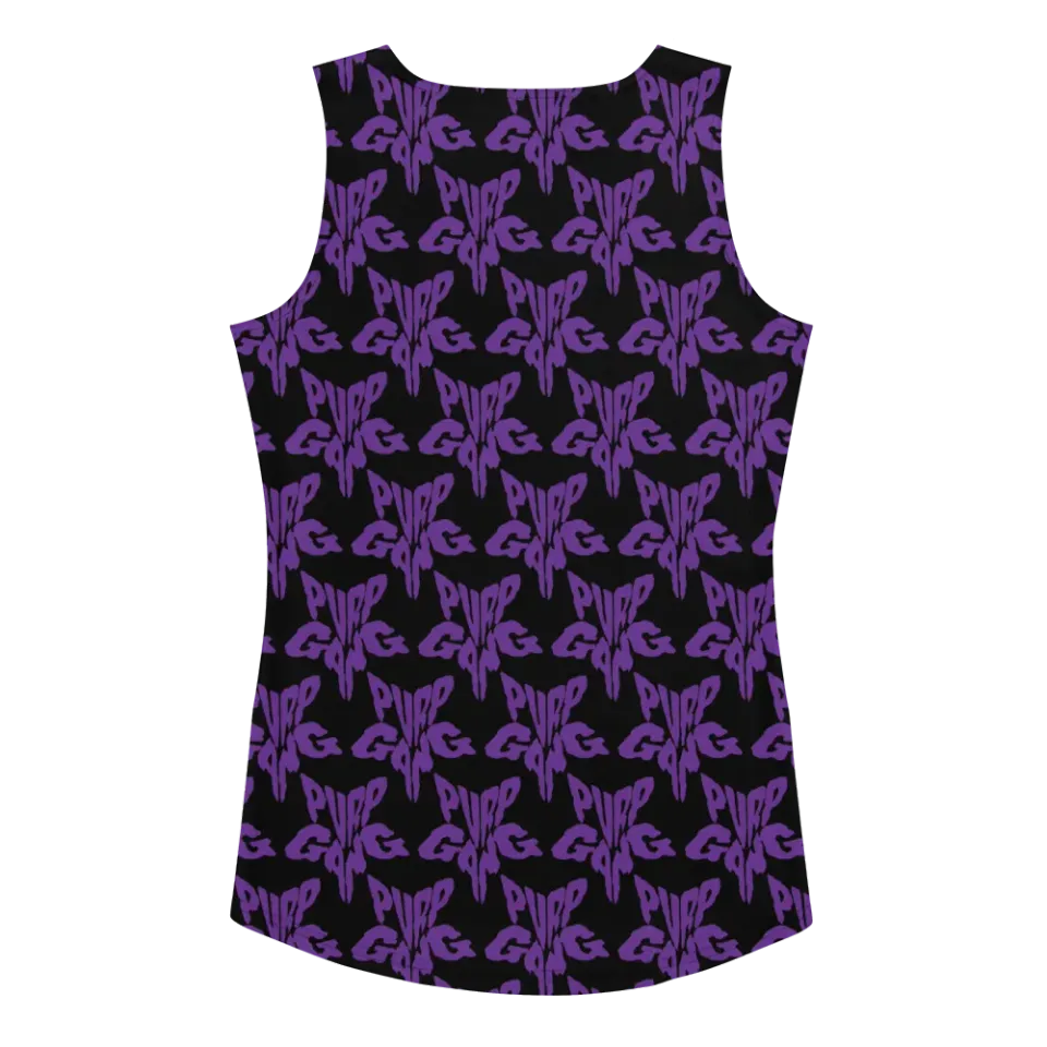 Razel Purp Gang Rock Star Motif Tanktop dames