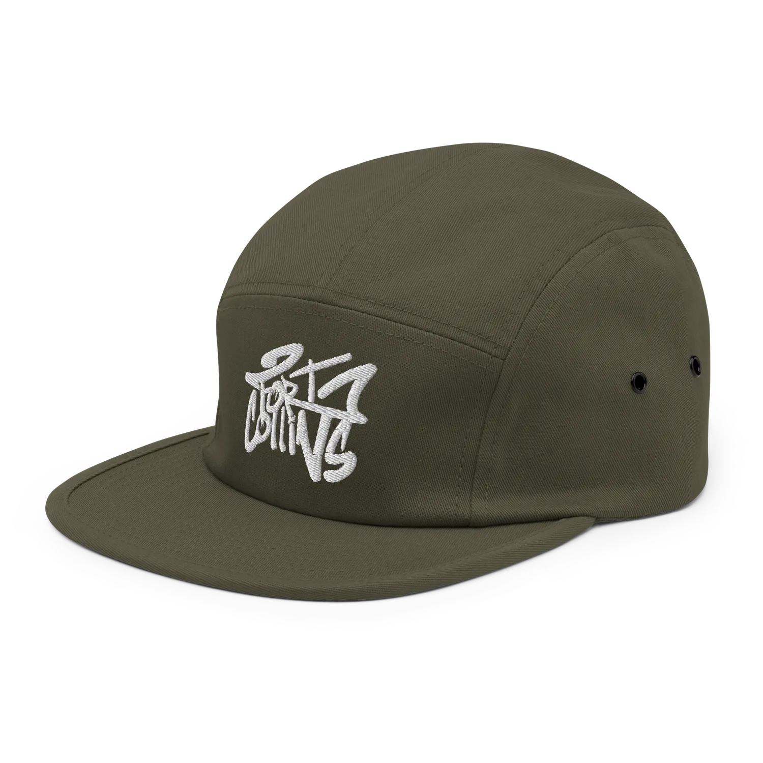 Razel Fort Collins 5 panel pet wit katoen