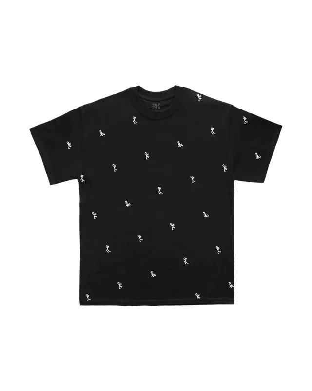Tribe Called Quest All Over Print t-shirt zwart