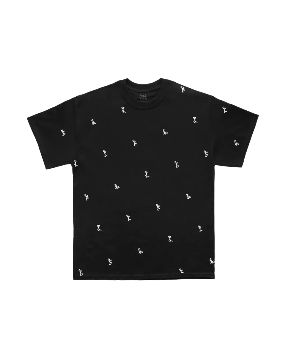 Tribe Called Quest All Over Print t-shirt zwart