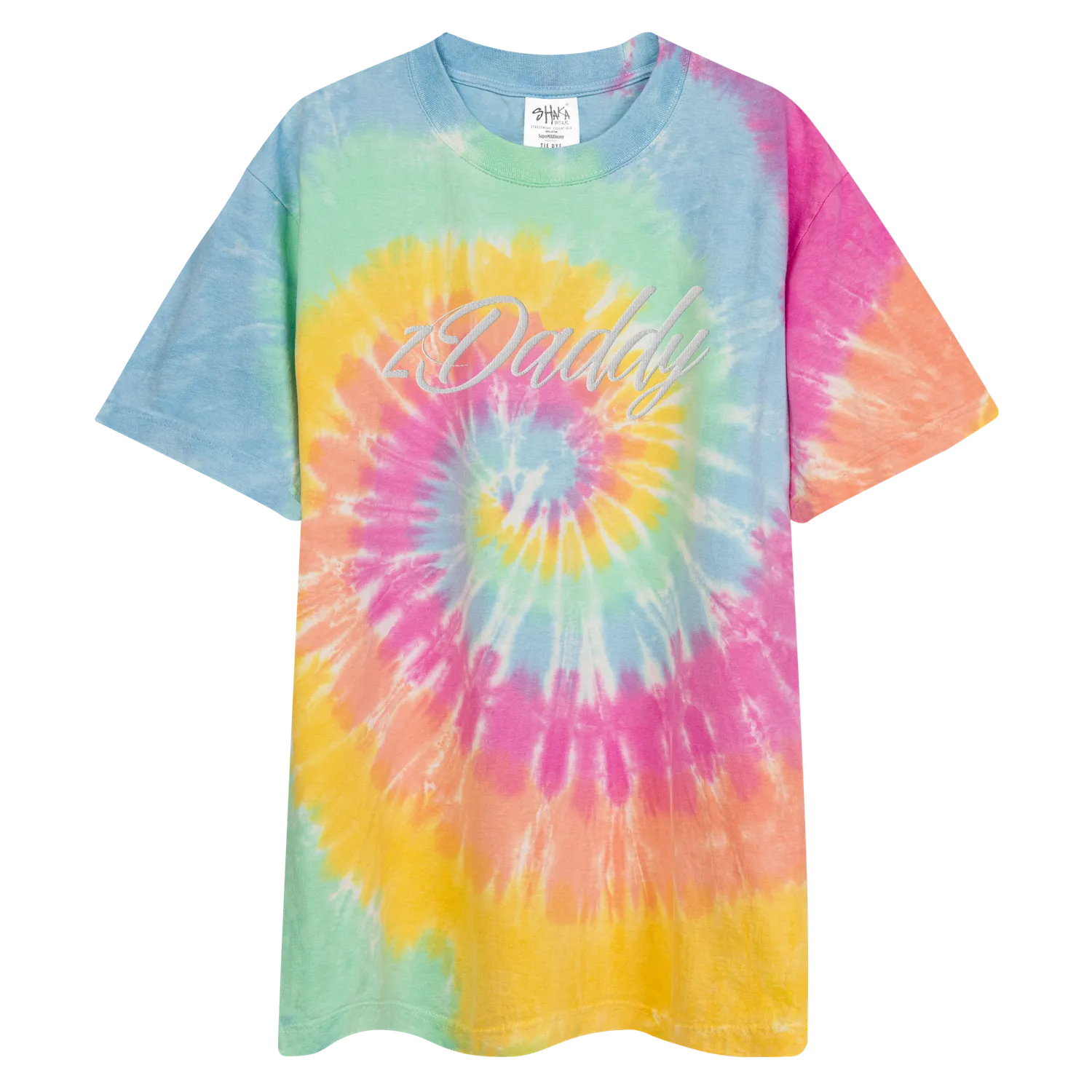 zDaddy Oversized tie-dye T-shirt Milky Way katoen M