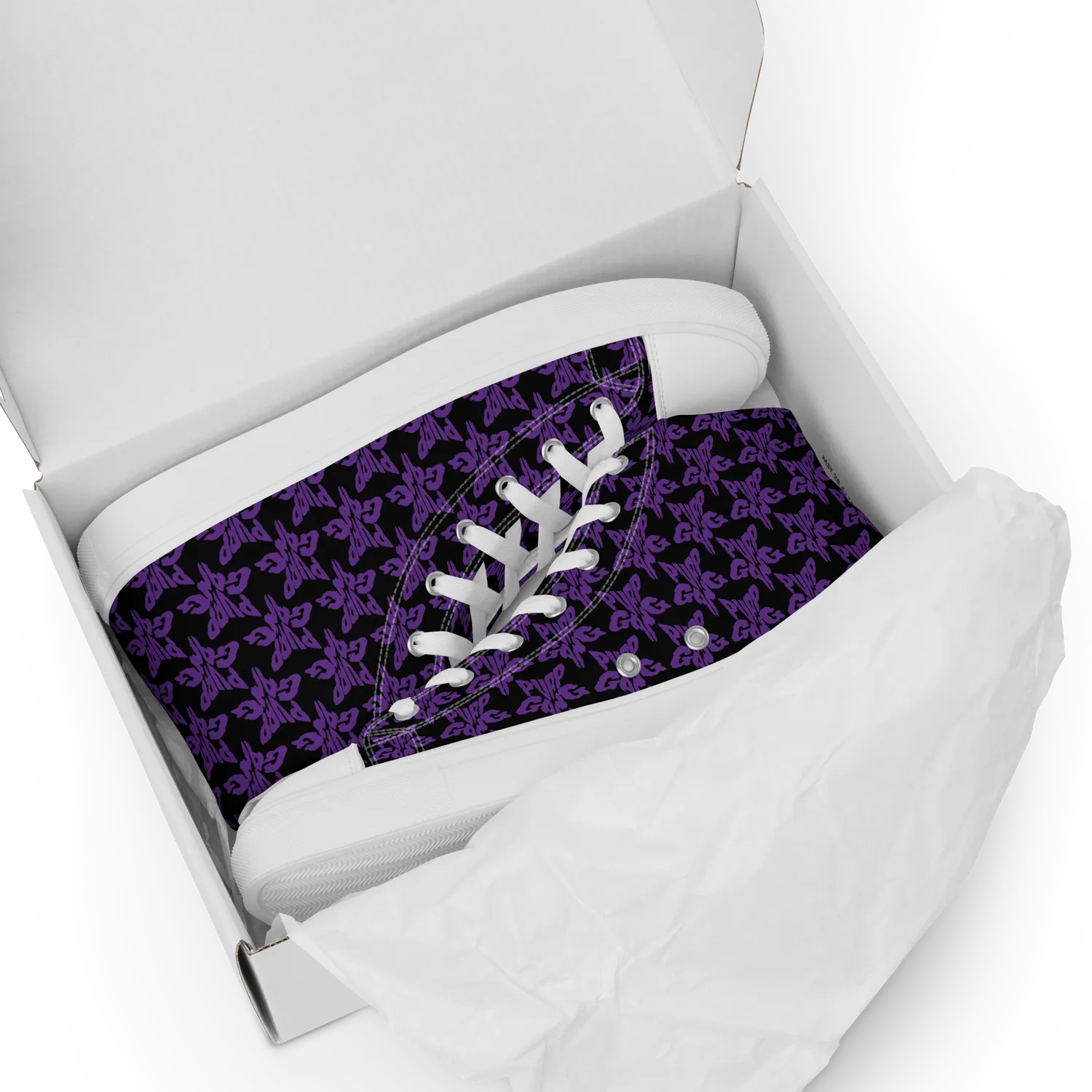 Razel Purp Gang Rock Star high-top sneakers canvas