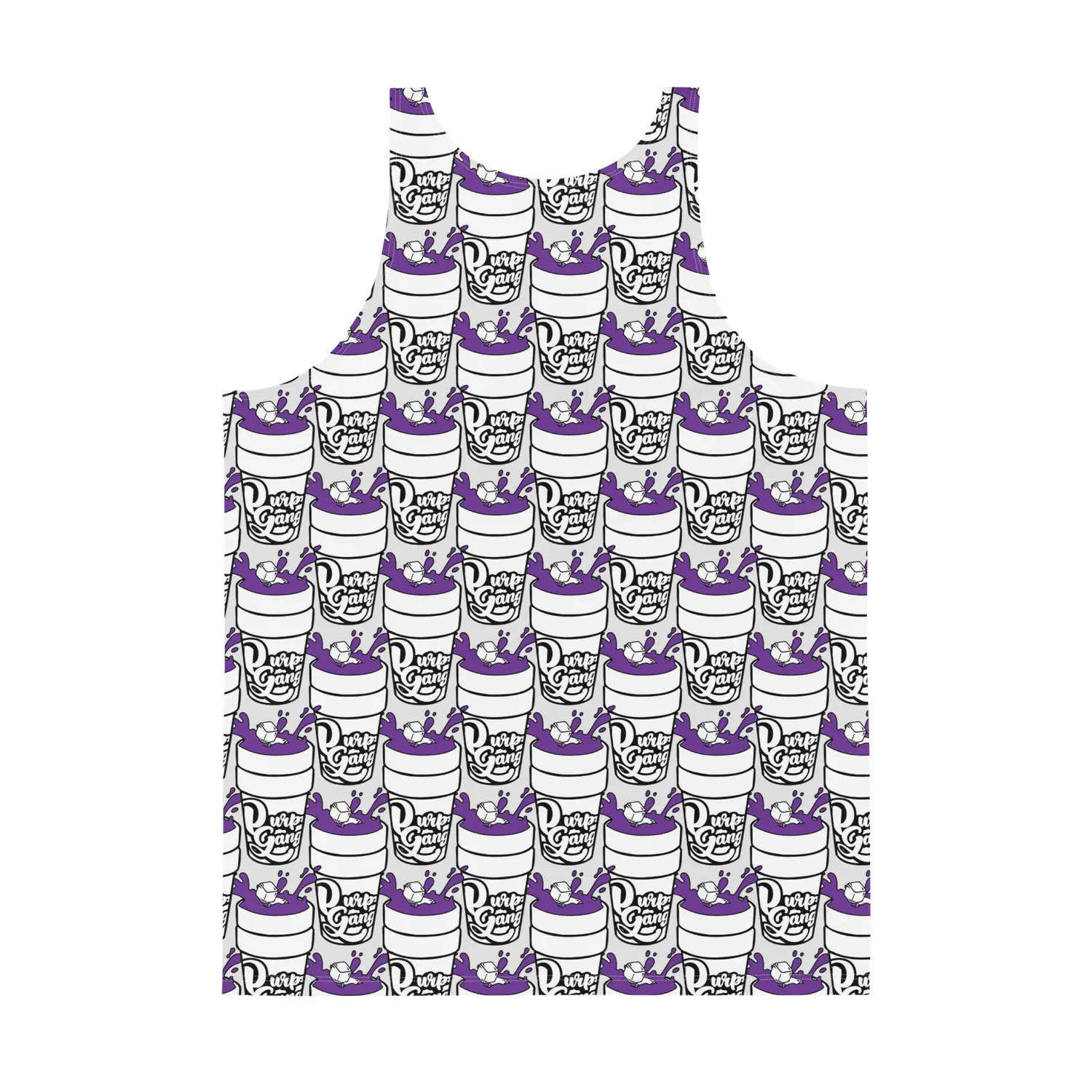 Razel Purp Gang Double Cup tanktop heren stretch