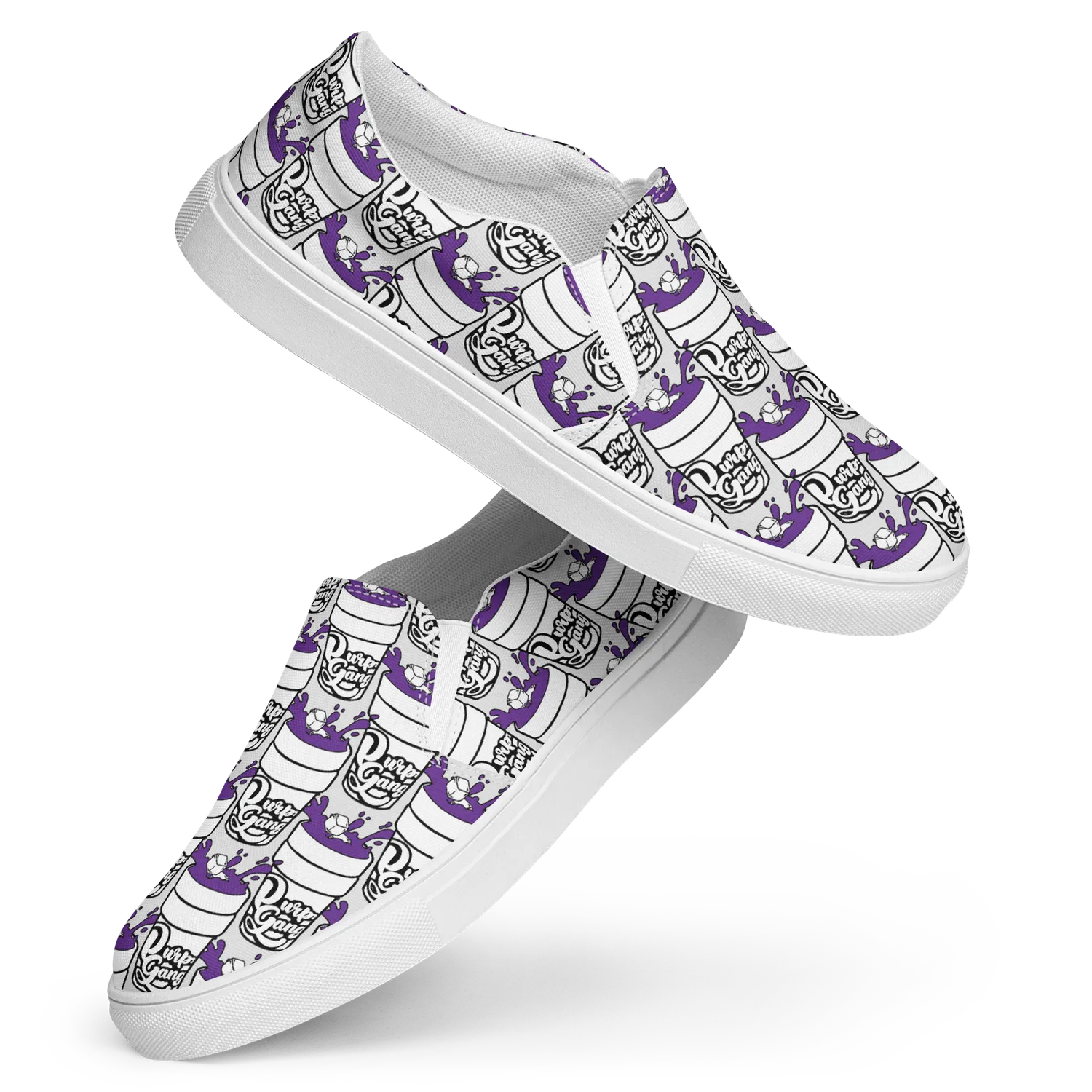 Razel Purp Gang Double Cup slip-ons instapschoenen canvas