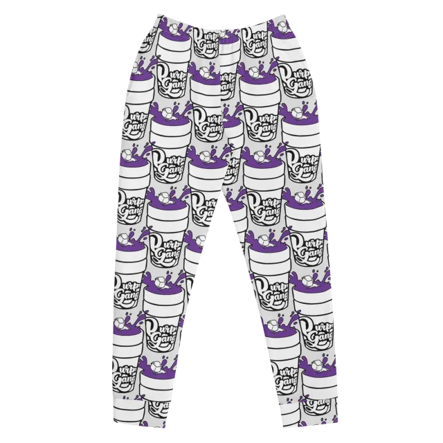 Razel Purp Gang Double Cup Joggers Dames Slim Fit