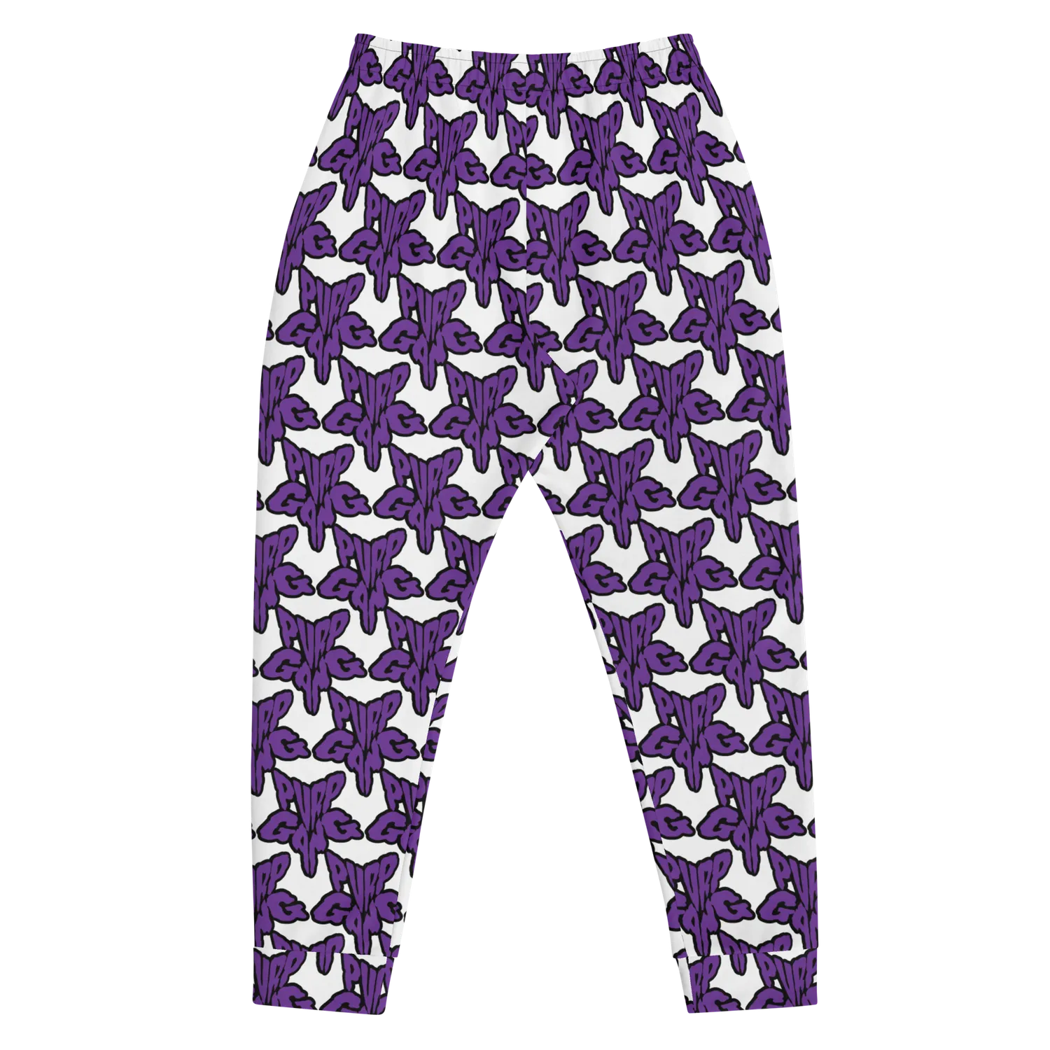 Razel Purp Gang Rock Star Joggers Heren Slim Fit Fleece