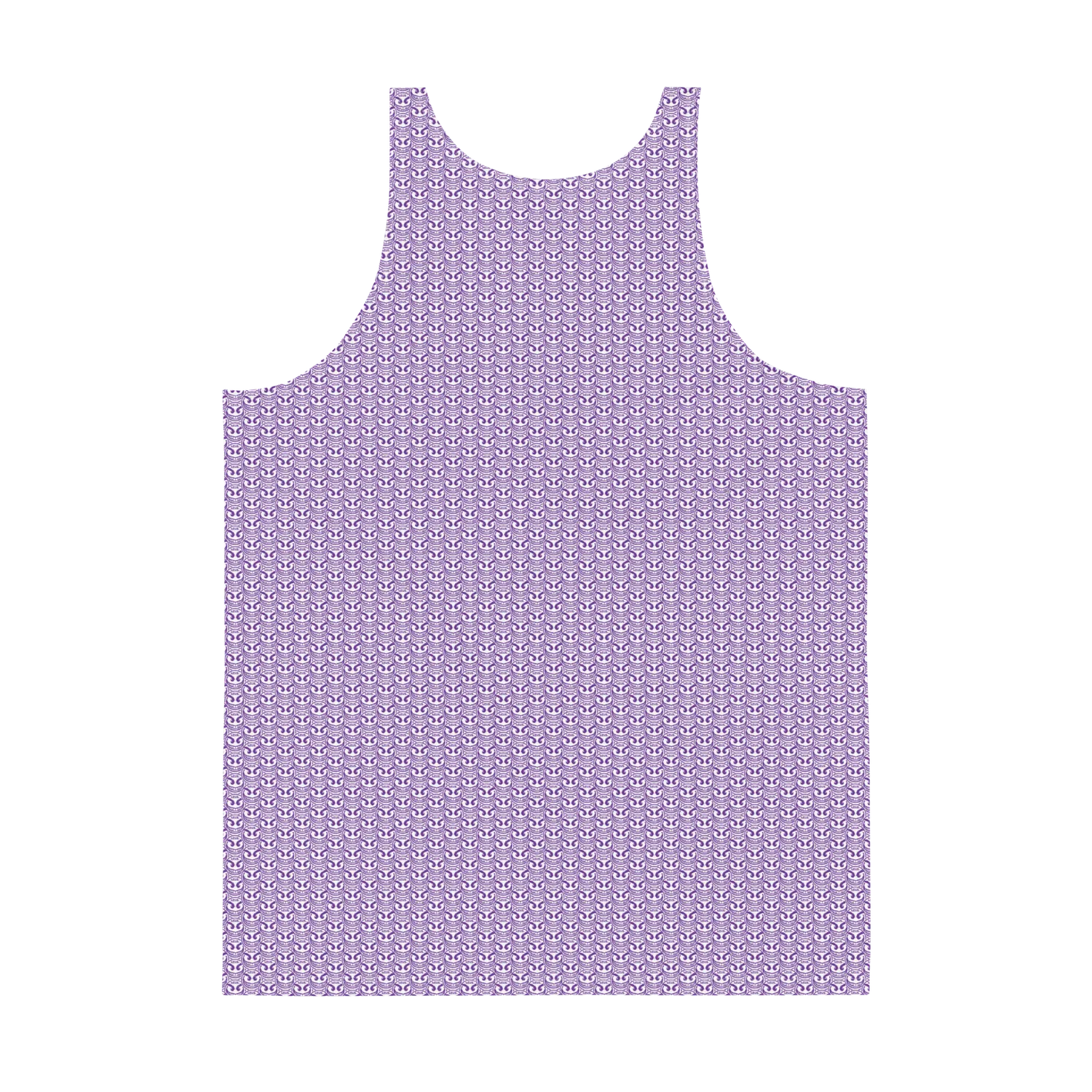 Razel Face Motif tanktop heren stretch zwart