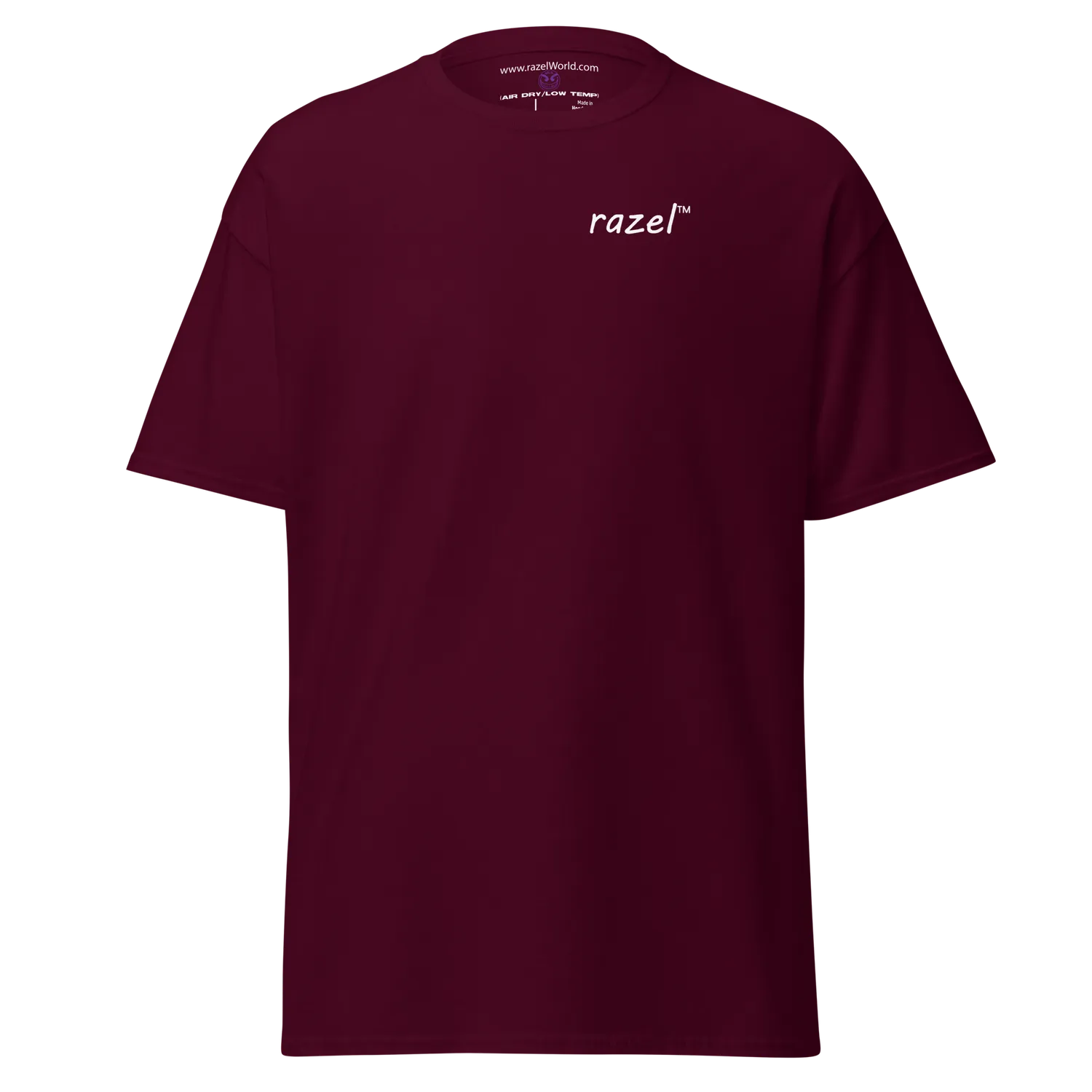 Razel Face QR Code T-shirt wit katoen