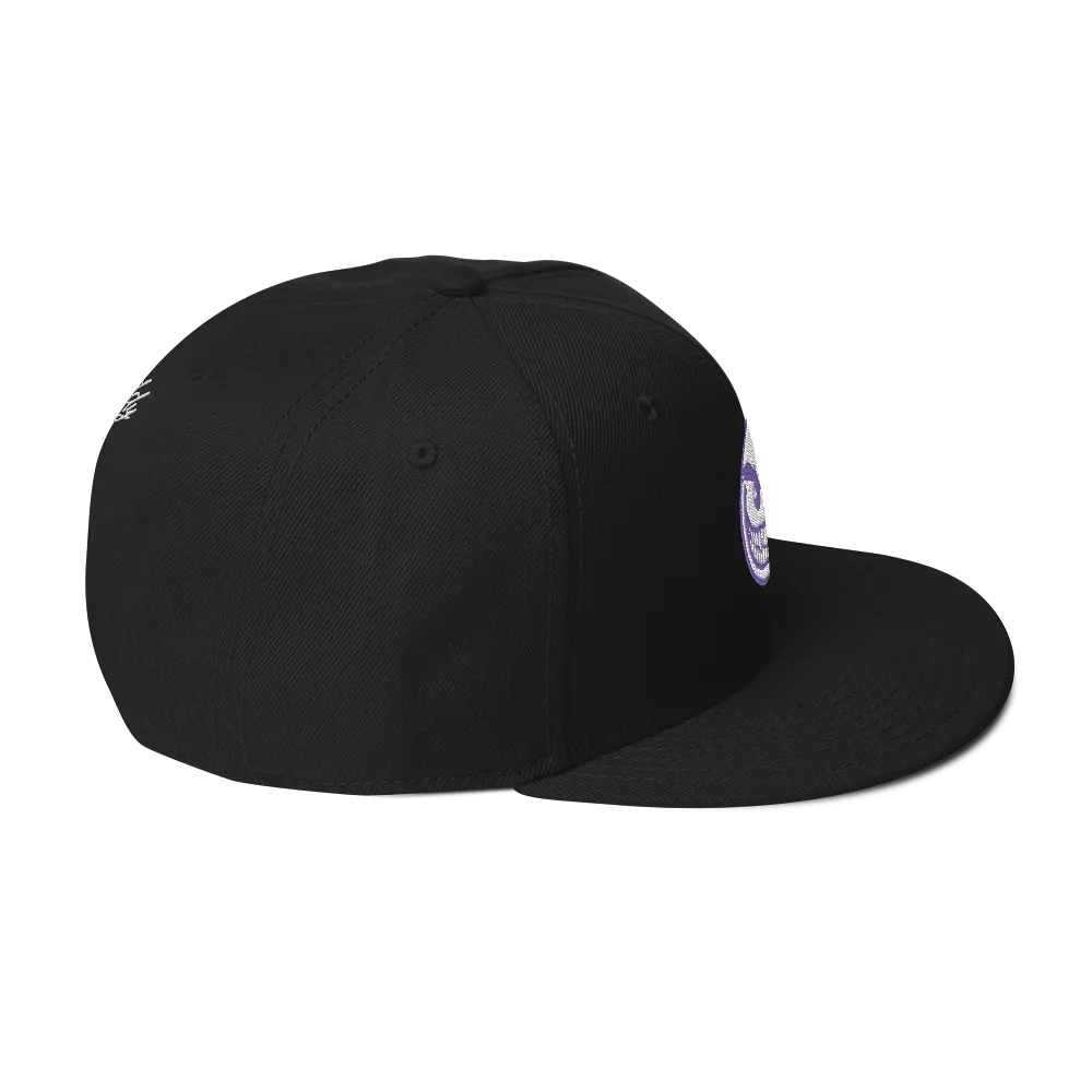 Razel Face Snapback Zwart verstelbaar