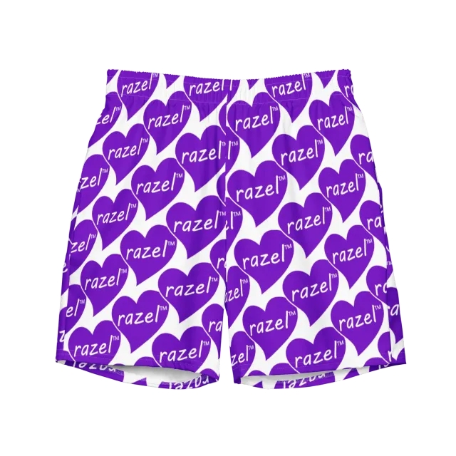 Razel Purple Hearted zwemshort UPF 50+ gerecycled