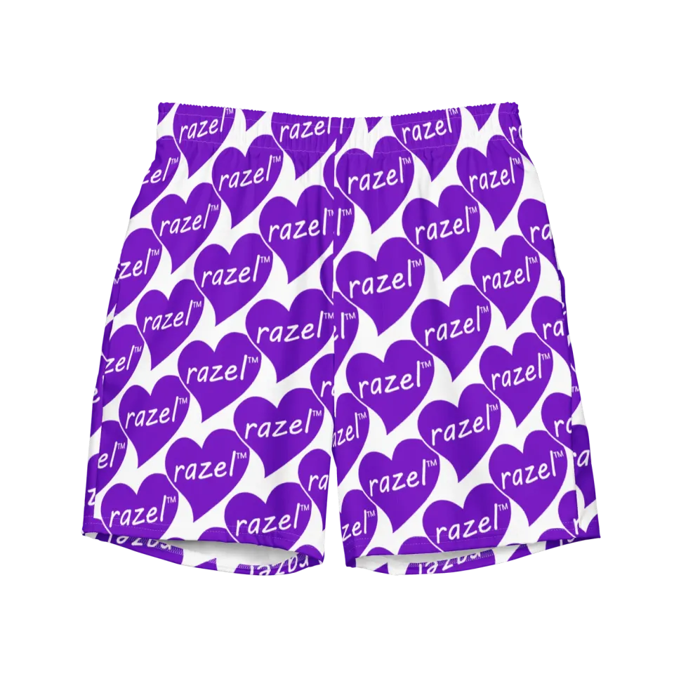 Razel Purple Hearted zwemshort UPF 50+ gerecycled