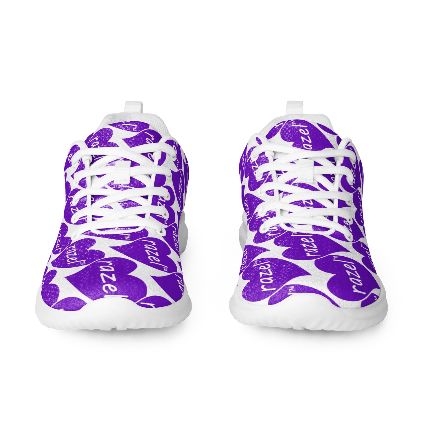 Razel Purple Hearted Motif sneakers paars ultralicht
