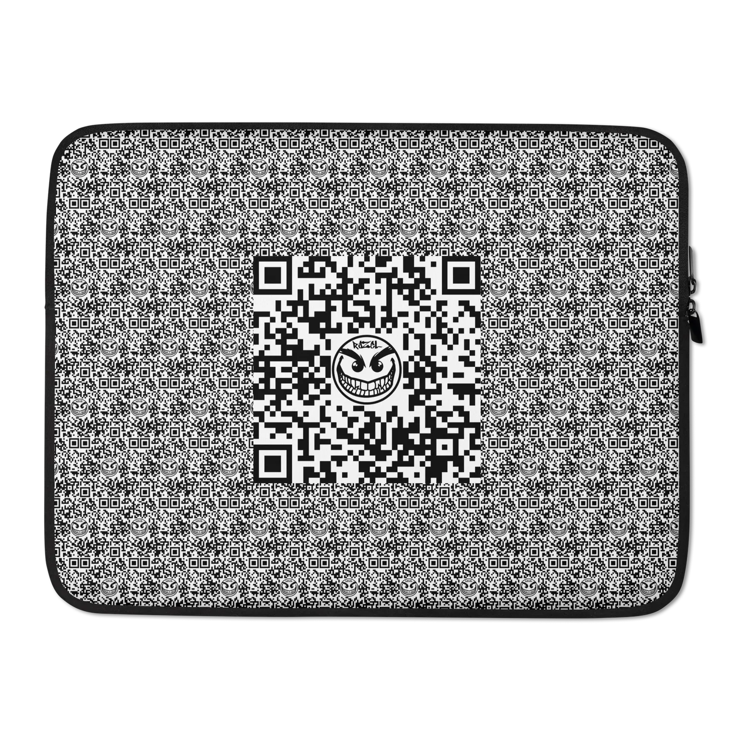 Razel Face QR Code laptophoes 13 inch