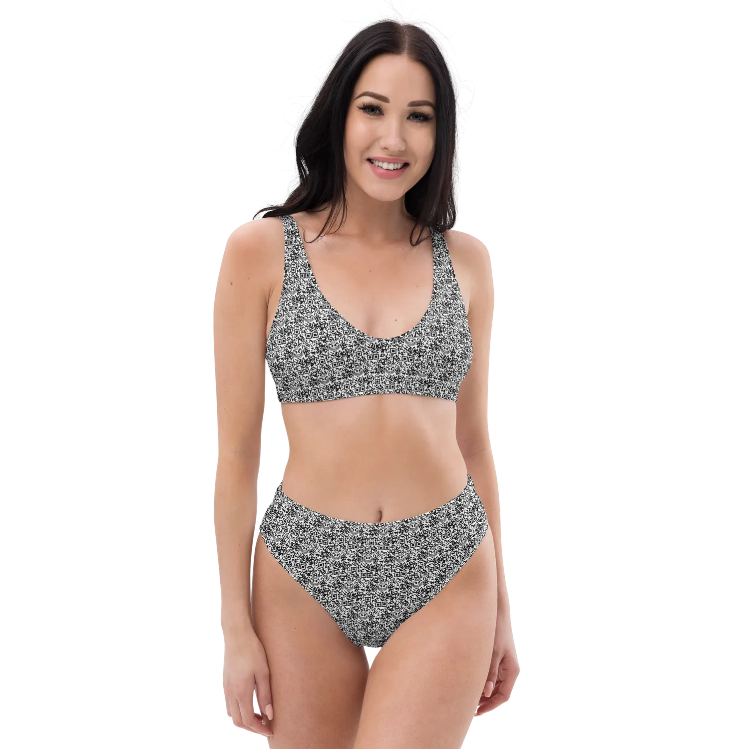 Razel Face QR Code bikini tweedelig padded XS-3XL