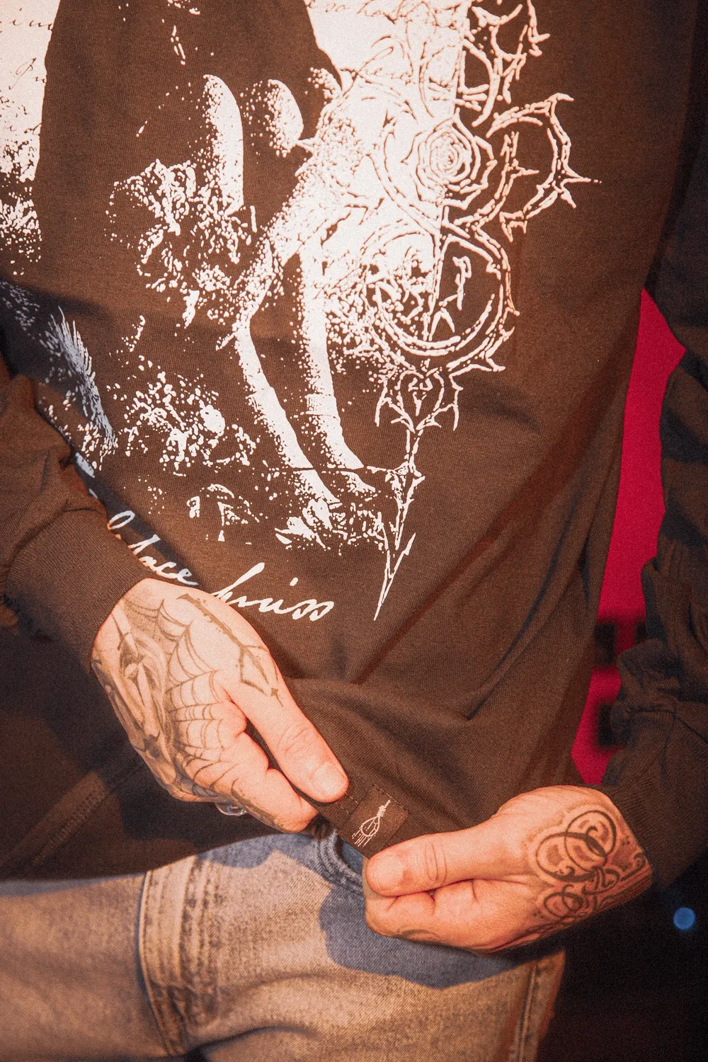 Paleface Swiss The Wilted EP longsleeve zwart katoen
