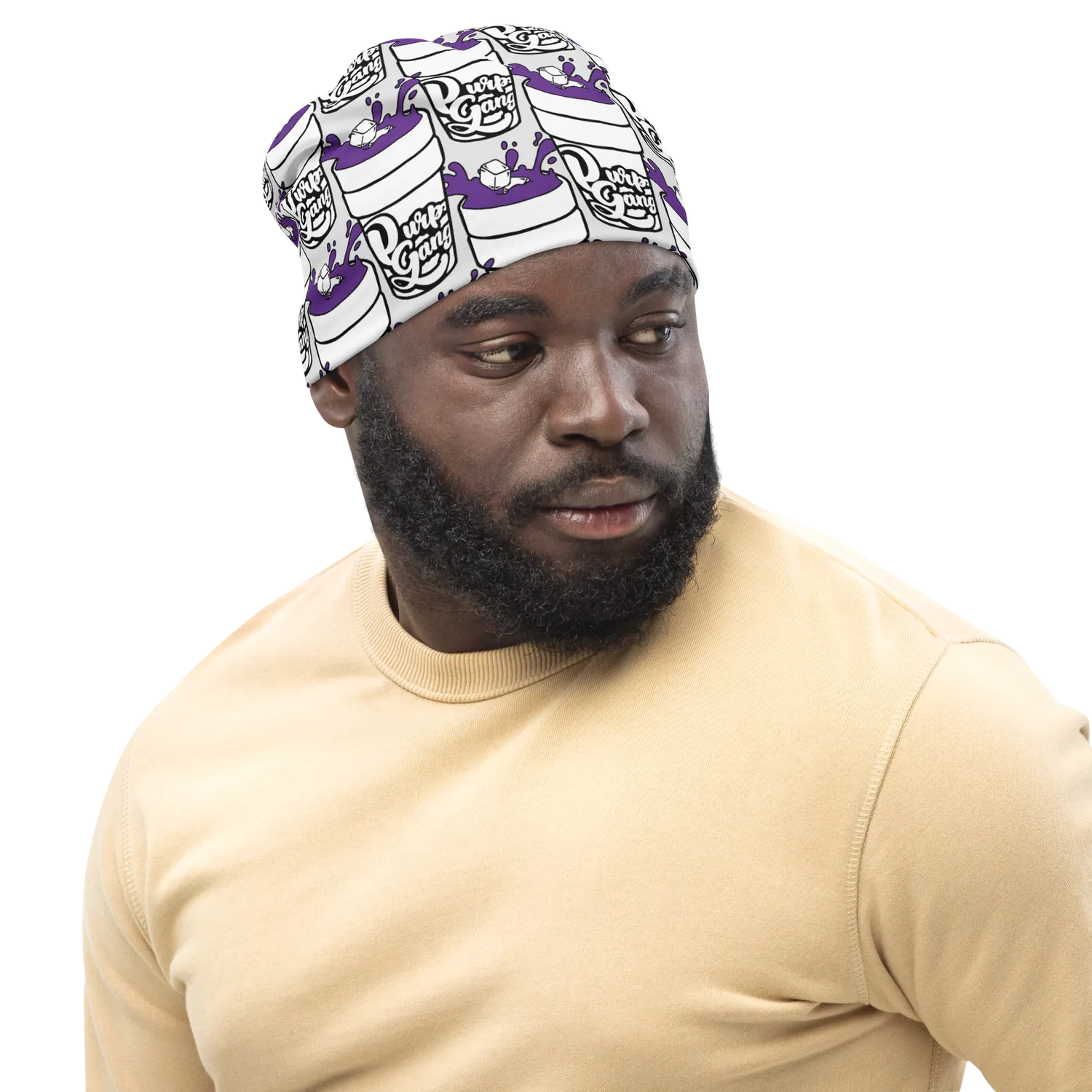 Razel Purp Gang Double Cup beanie dubbel S-L