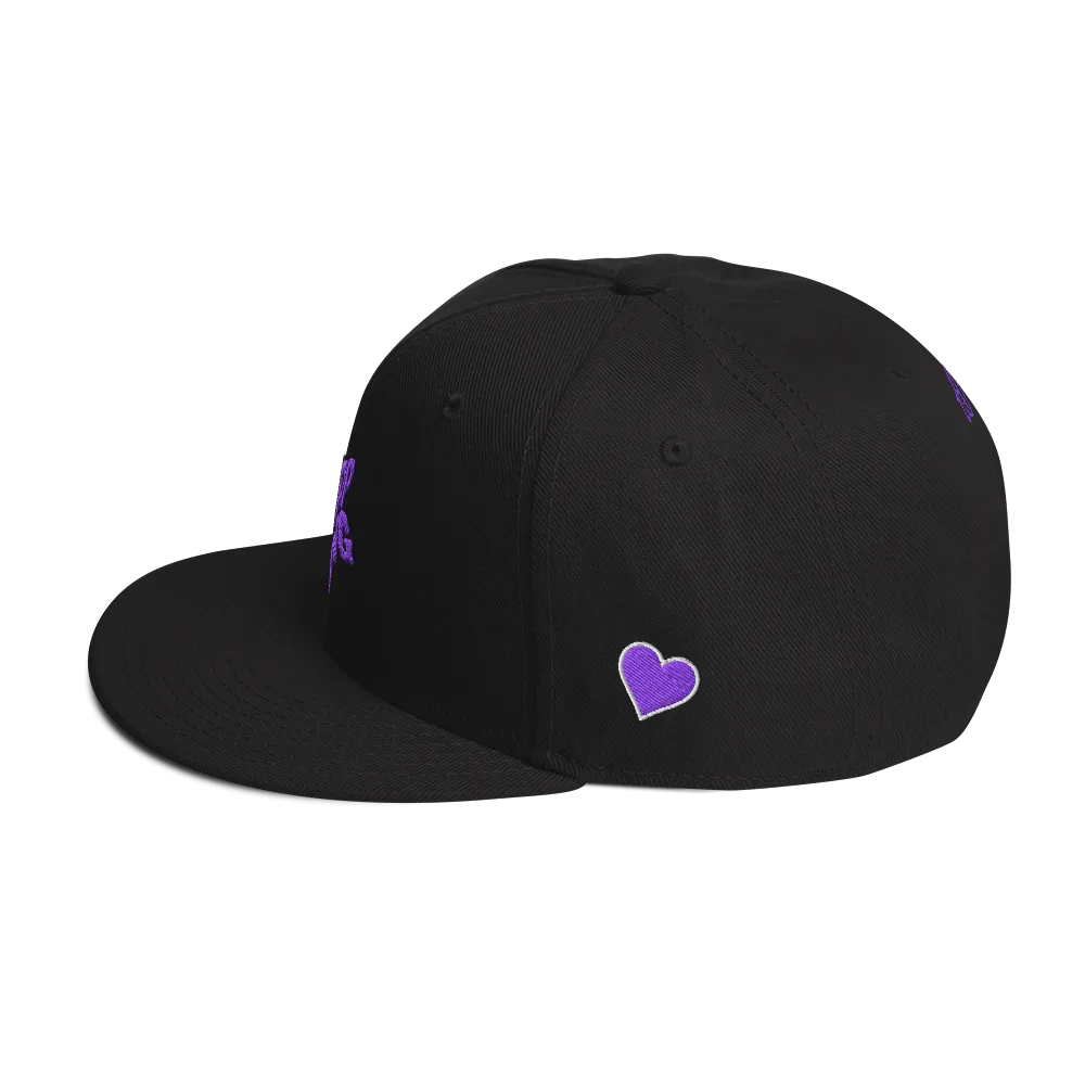 Razel Purp Gang Rock Star snapback pet verstelbaar