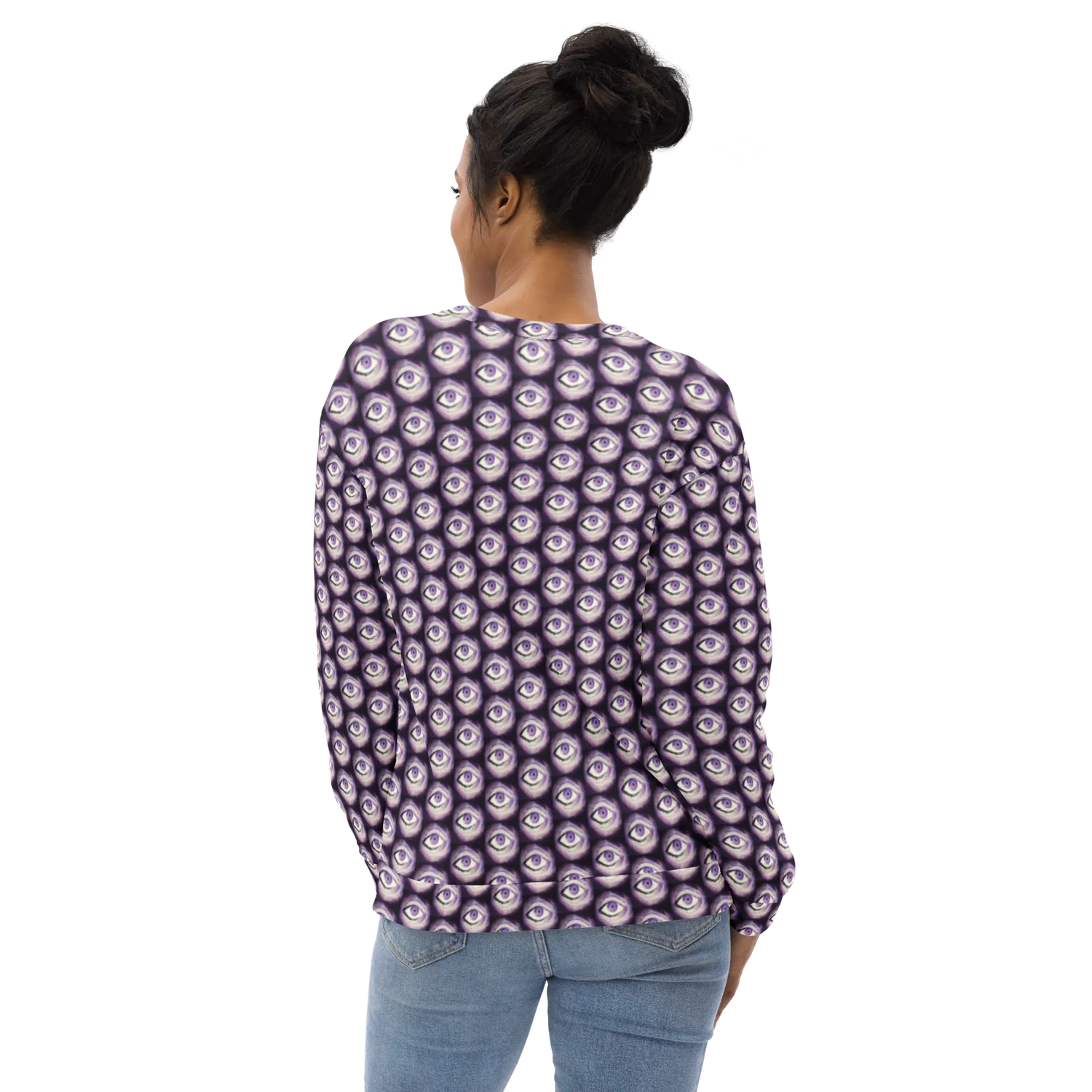 Razel Thousand Eyes Crewneck Sweater fleece