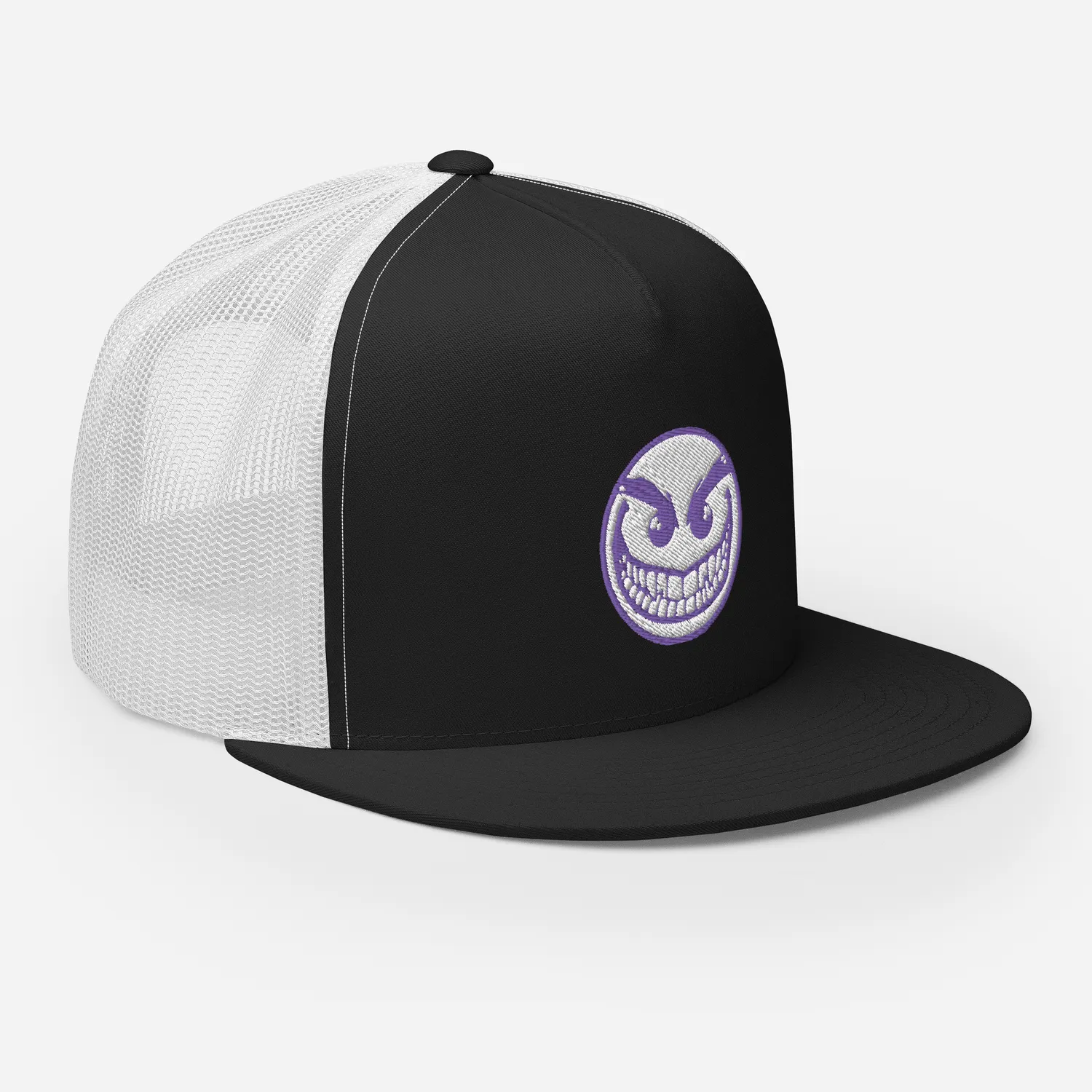 Razel Face trucker pet zwart wit snapback