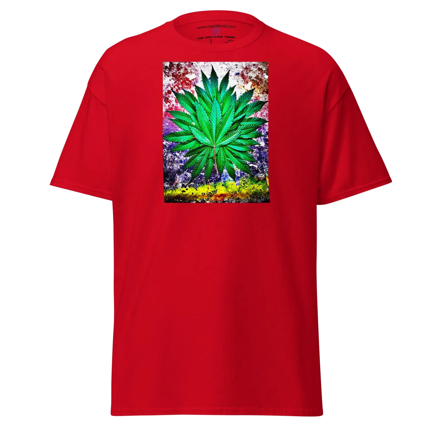 Razel Marijuana Tree Star Tee T-shirt katoen