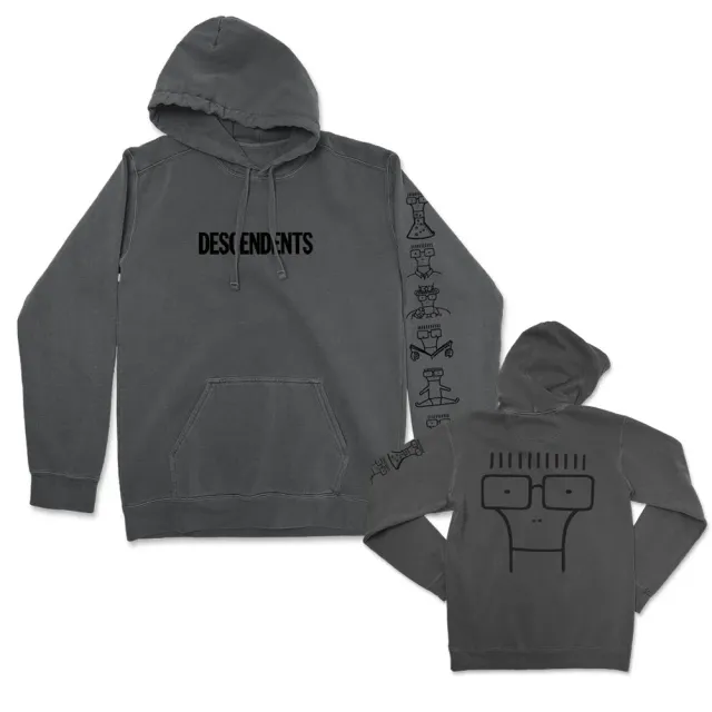Descendents Milo Illustration hoodie granite katoen