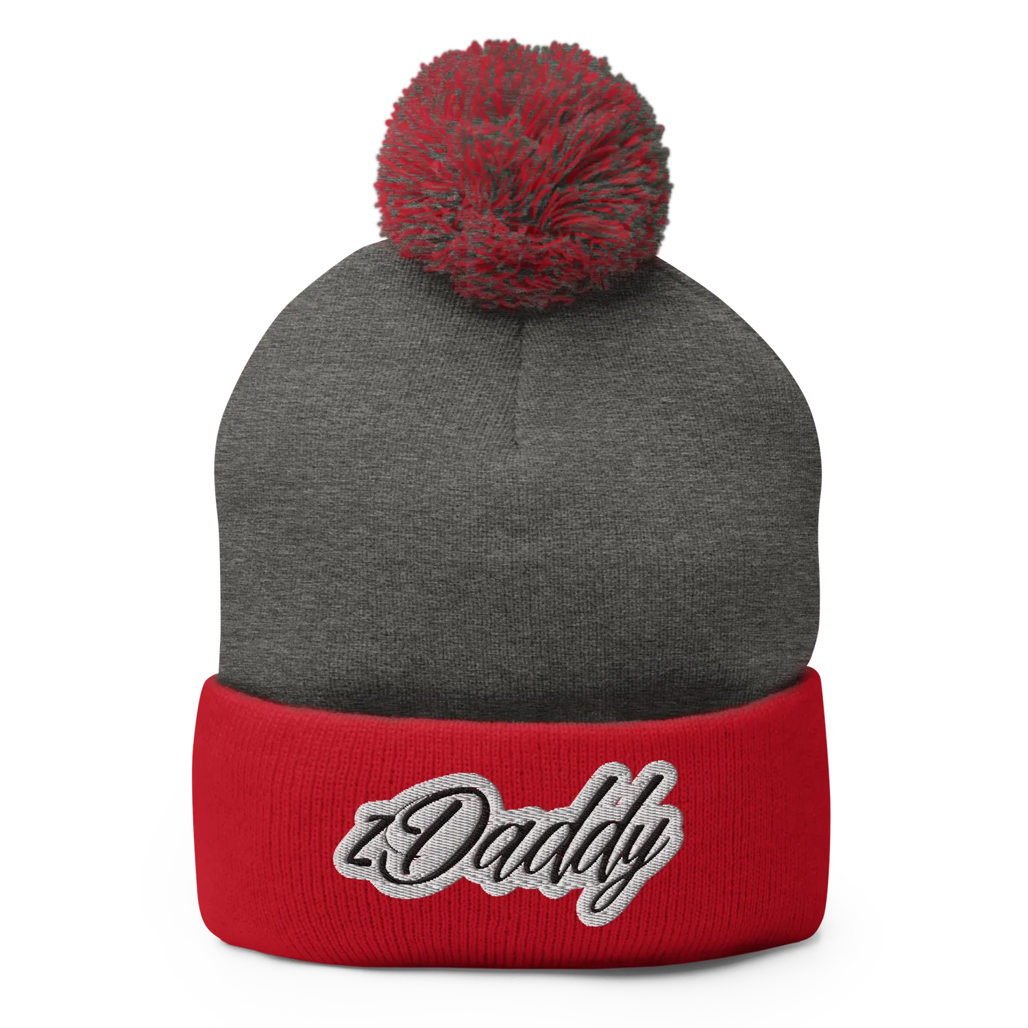 Razel zDaddy Beanie met pompon zwart acryl