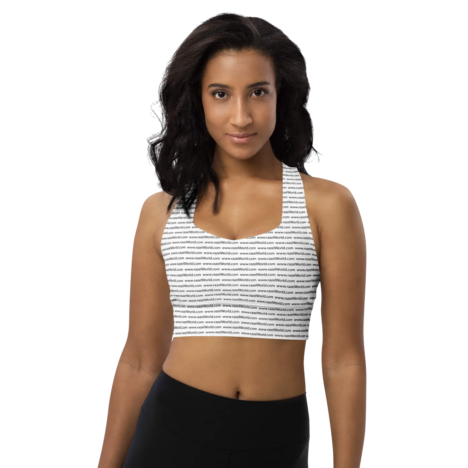 Razel www.razelWorld.com Motif crop top met padding
