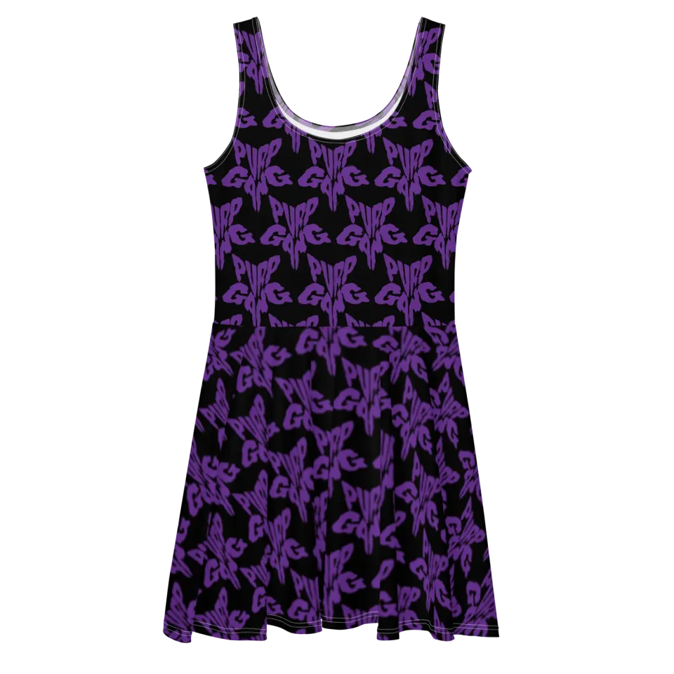 Razel Purp Gang Rock Star zomerjurk flare XS-3XL