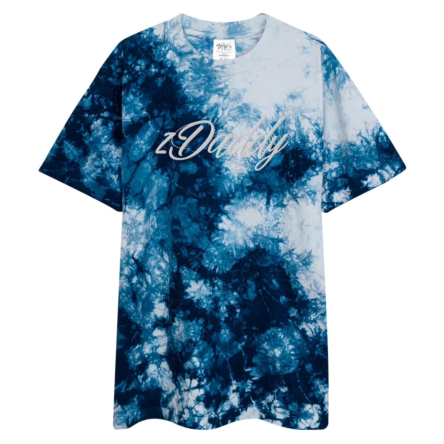zDaddy Oversized tie-dye T-shirt Milky Way katoen M