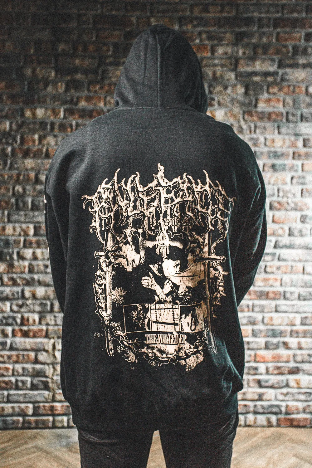 Paleface Swiss The Wilted hoodie met print zwart