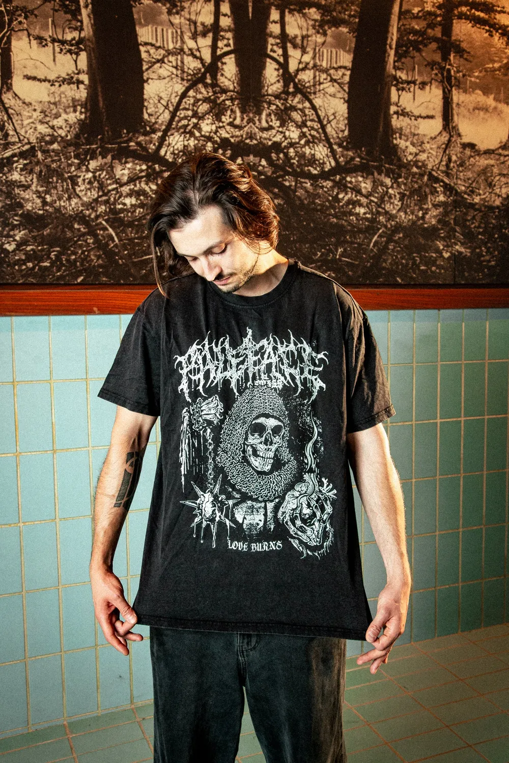 Paleface Swiss Medival Love Burn vintage T-shirt oversized