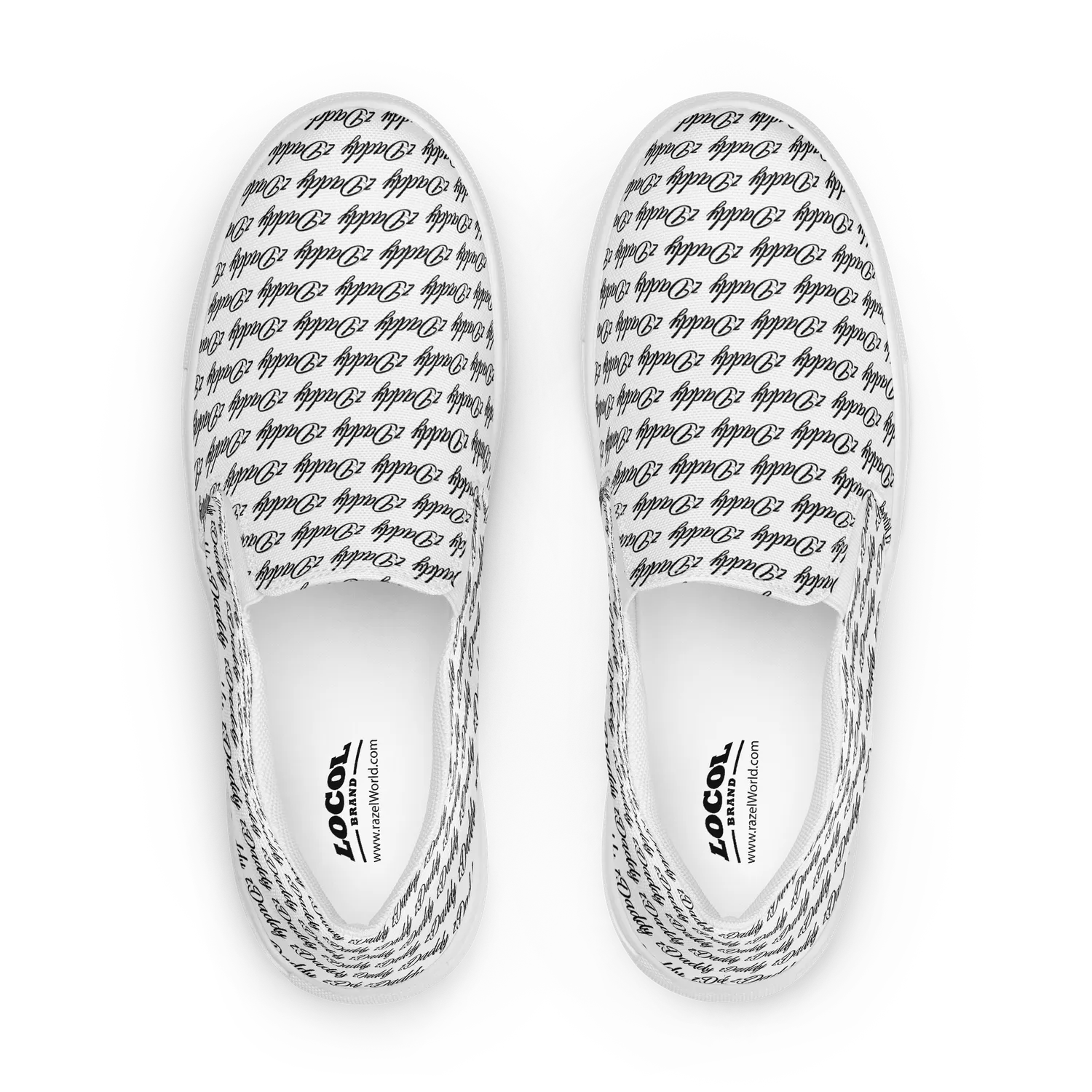 Razel zDaddy Motif slip-on schoenen canvas
