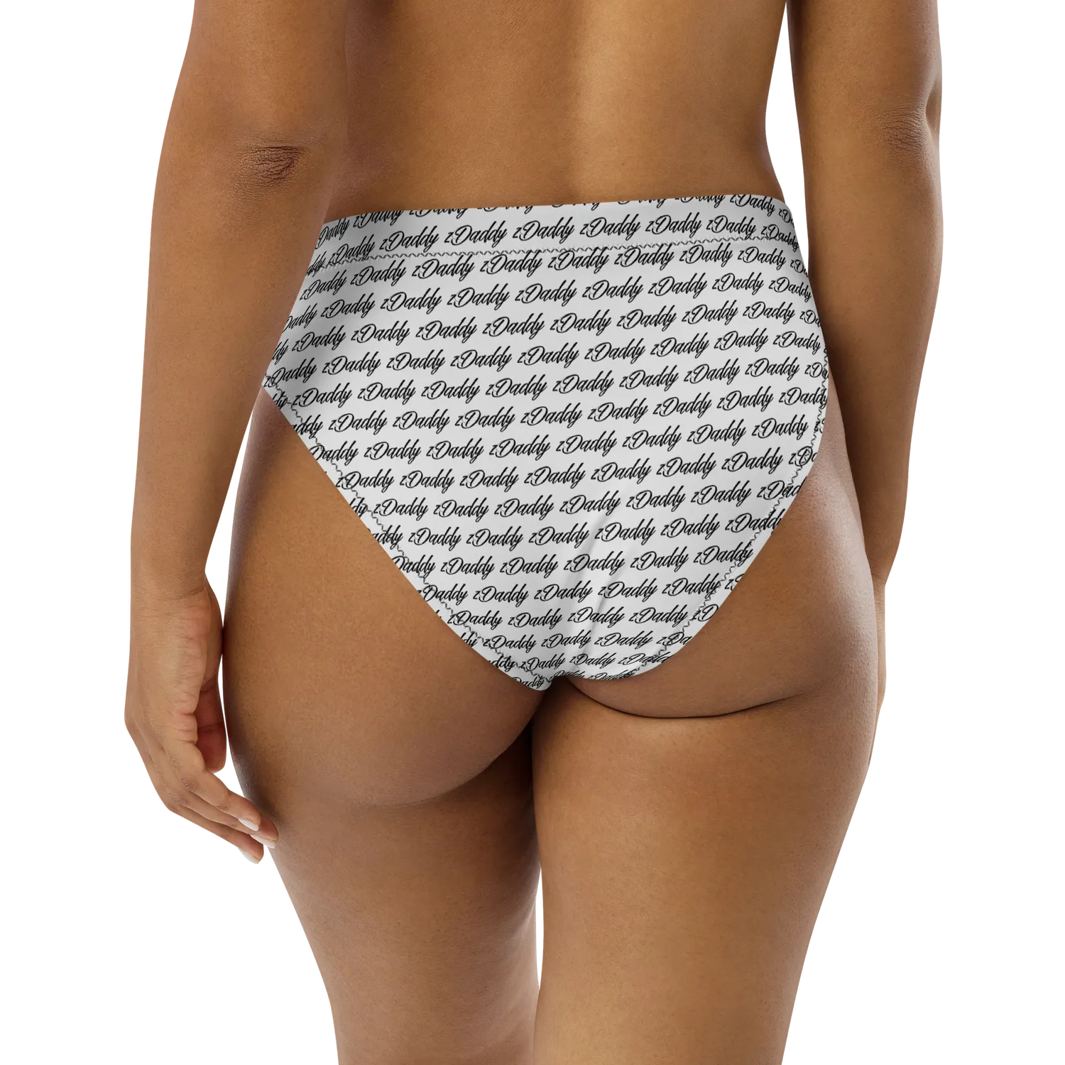 Razel zDaddy Motif High-Waisted bikinibroekje gerecycled