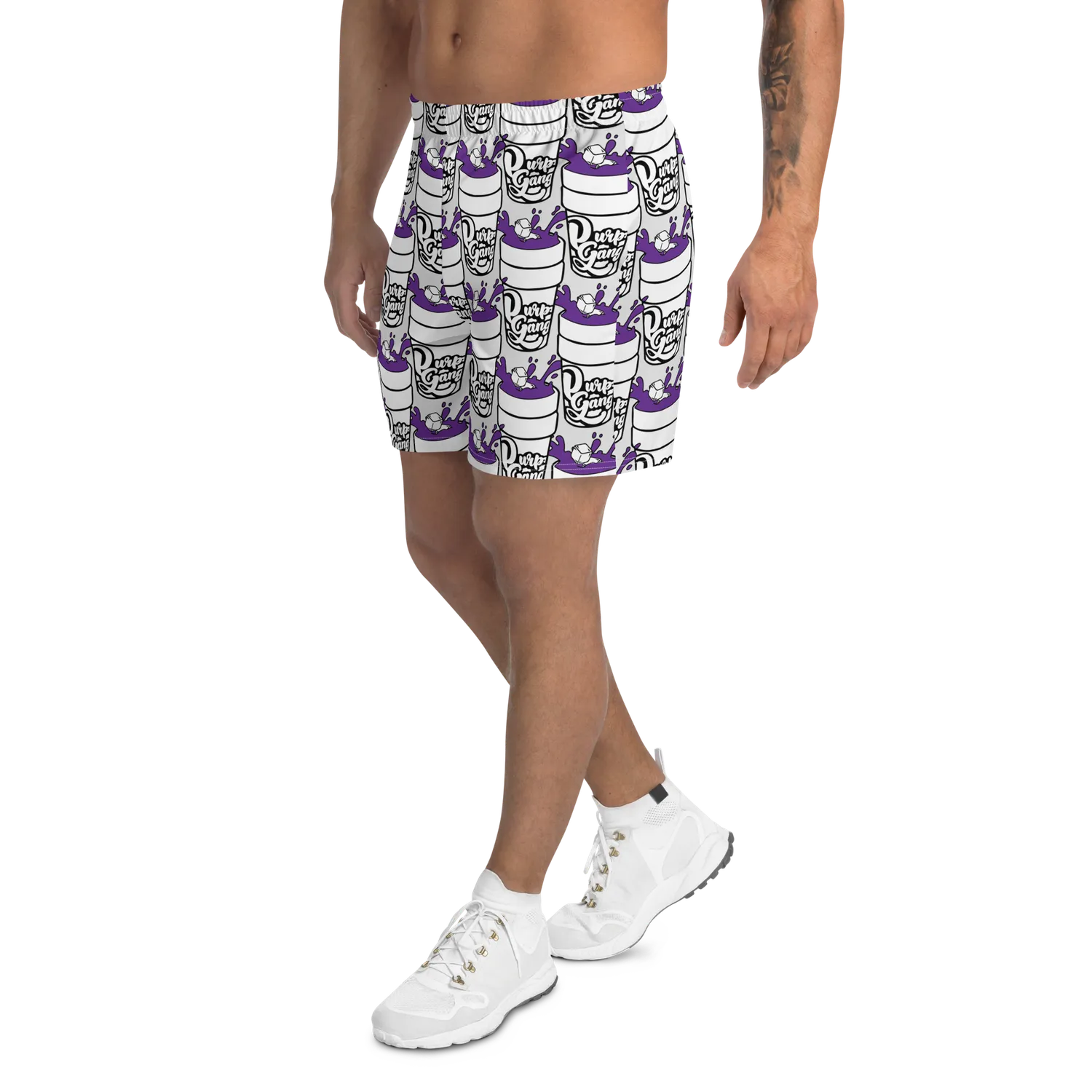 Razel Purp Gang Double Cup short heren zwart UPF50+