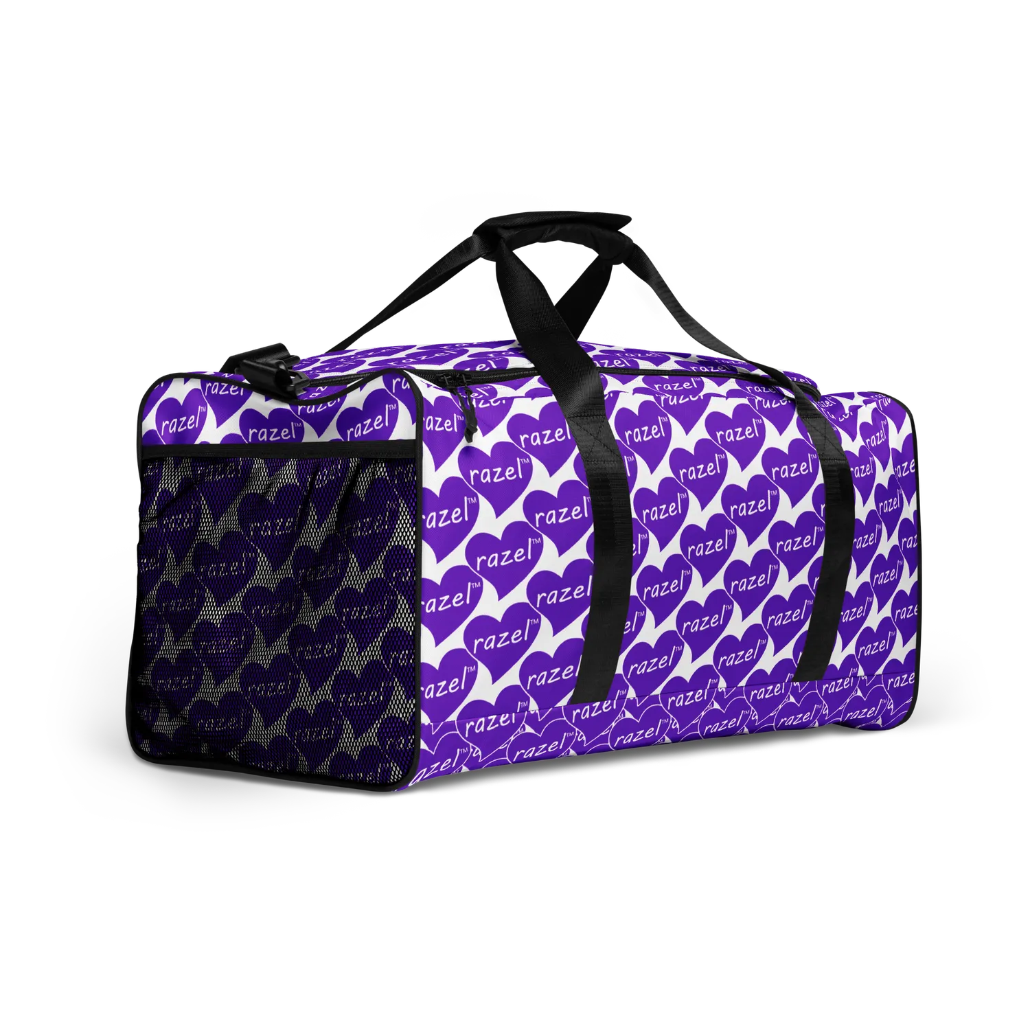 Razel Purple Hearted Duffle Bag 56 cm polyester