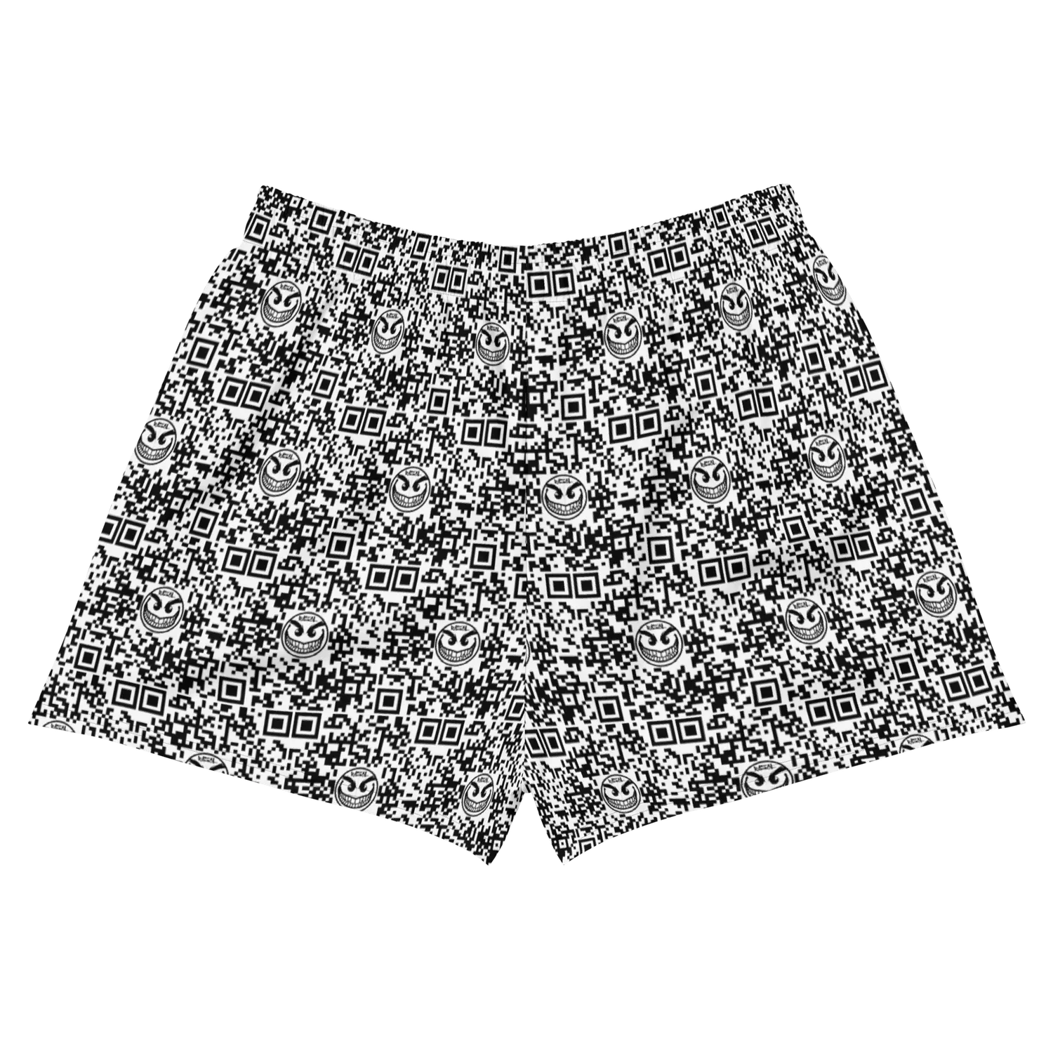 Razel Face QR Code short dames zwart