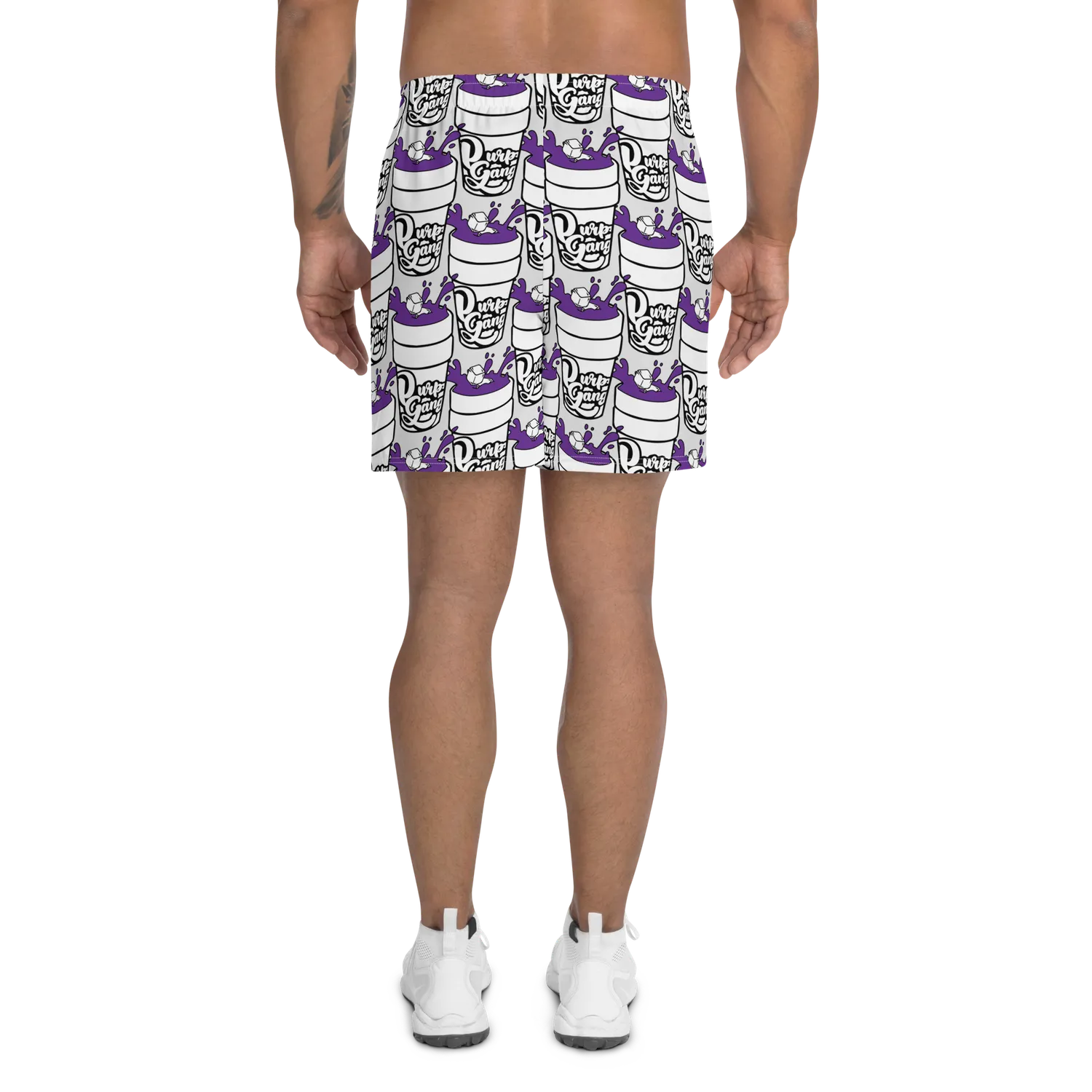 Razel Purp Gang Double Cup short heren zwart UPF50+