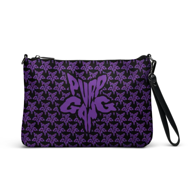 Razel Purp Gang Rock Star satchel zwart lederlook