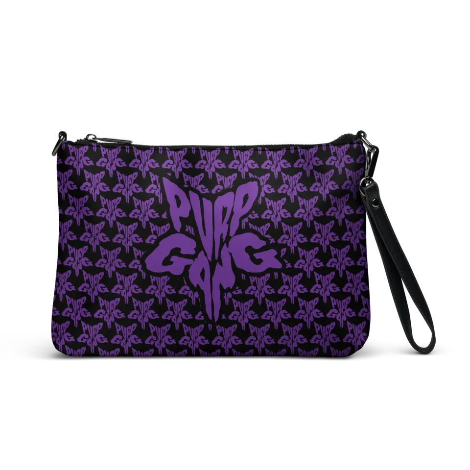 Razel Purp Gang Rock Star satchel zwart lederlook