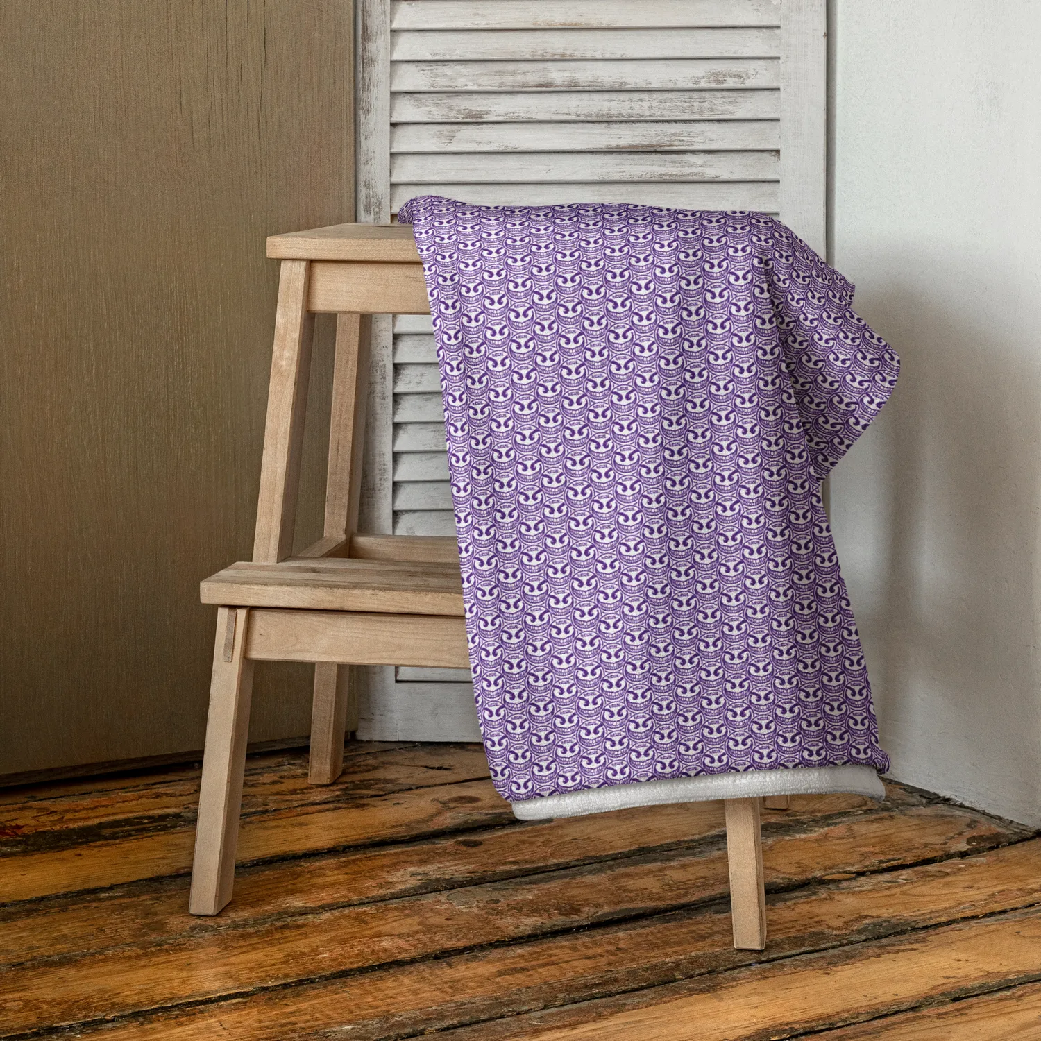 Razel Face Motif handdoek 76x152 cm katoenmix
